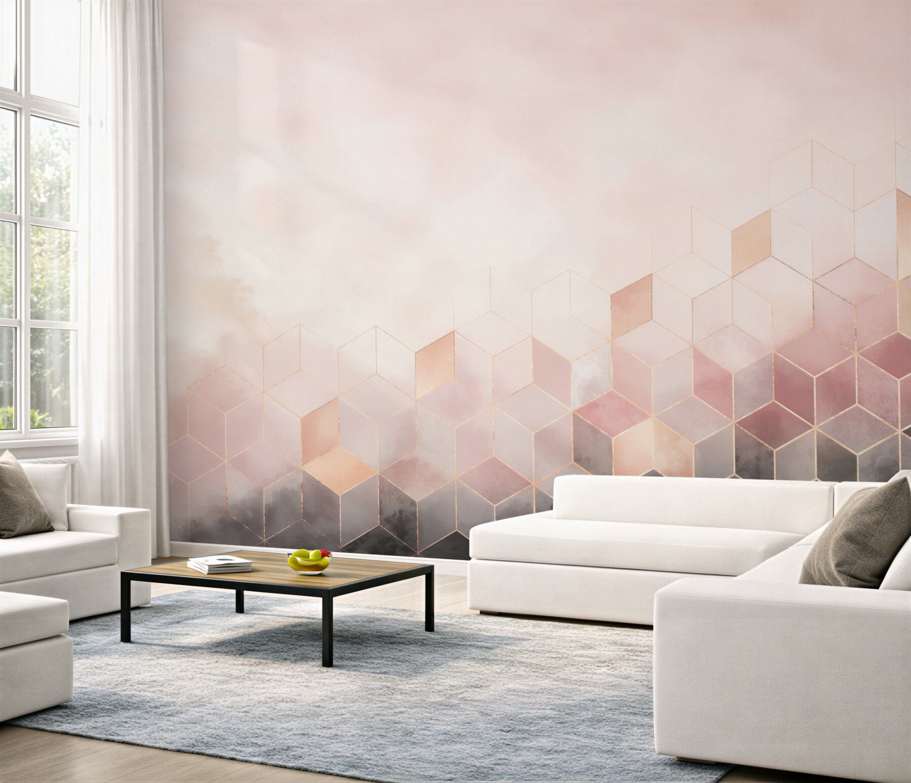 Fototapeta gradient na prostokątnych blokach?v23