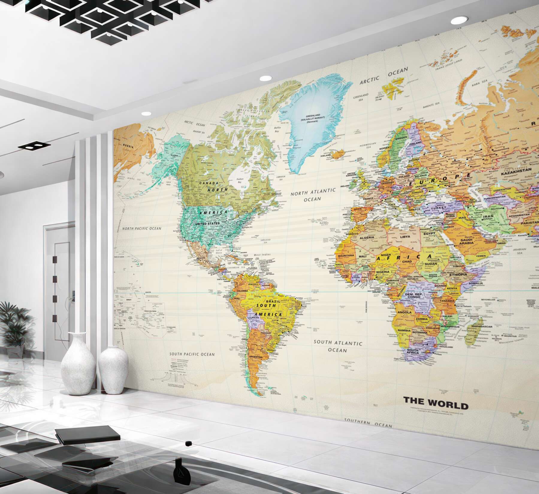 Fototapeta mapa świata świata?v23
