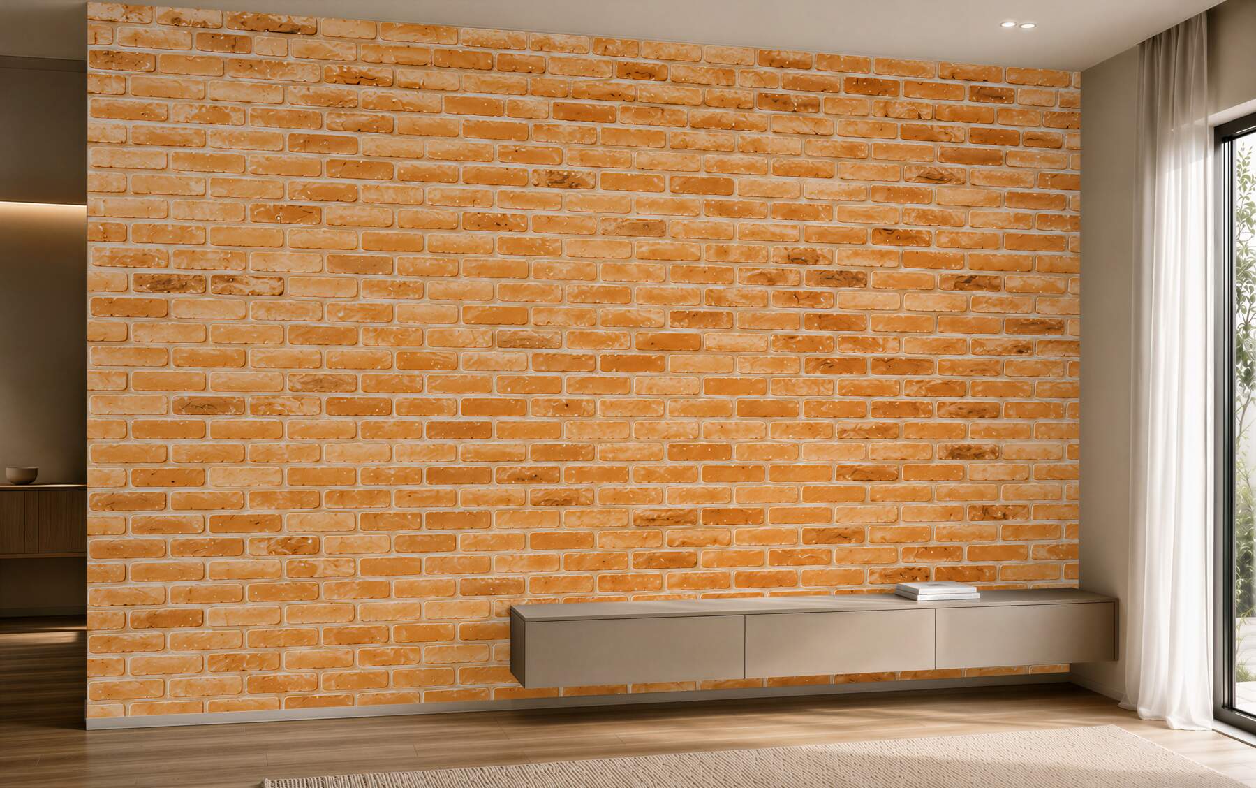 Fototapeta brązowy mur z cegły?v23