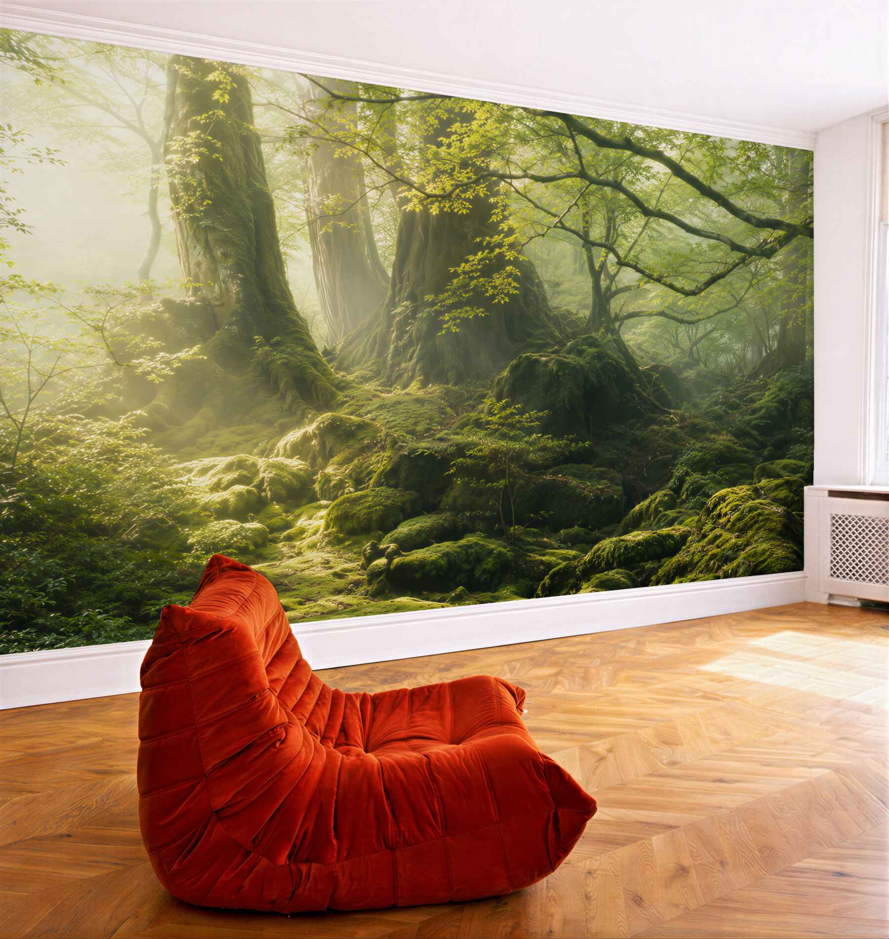 Fototapeta gęsty zielony las?v23
