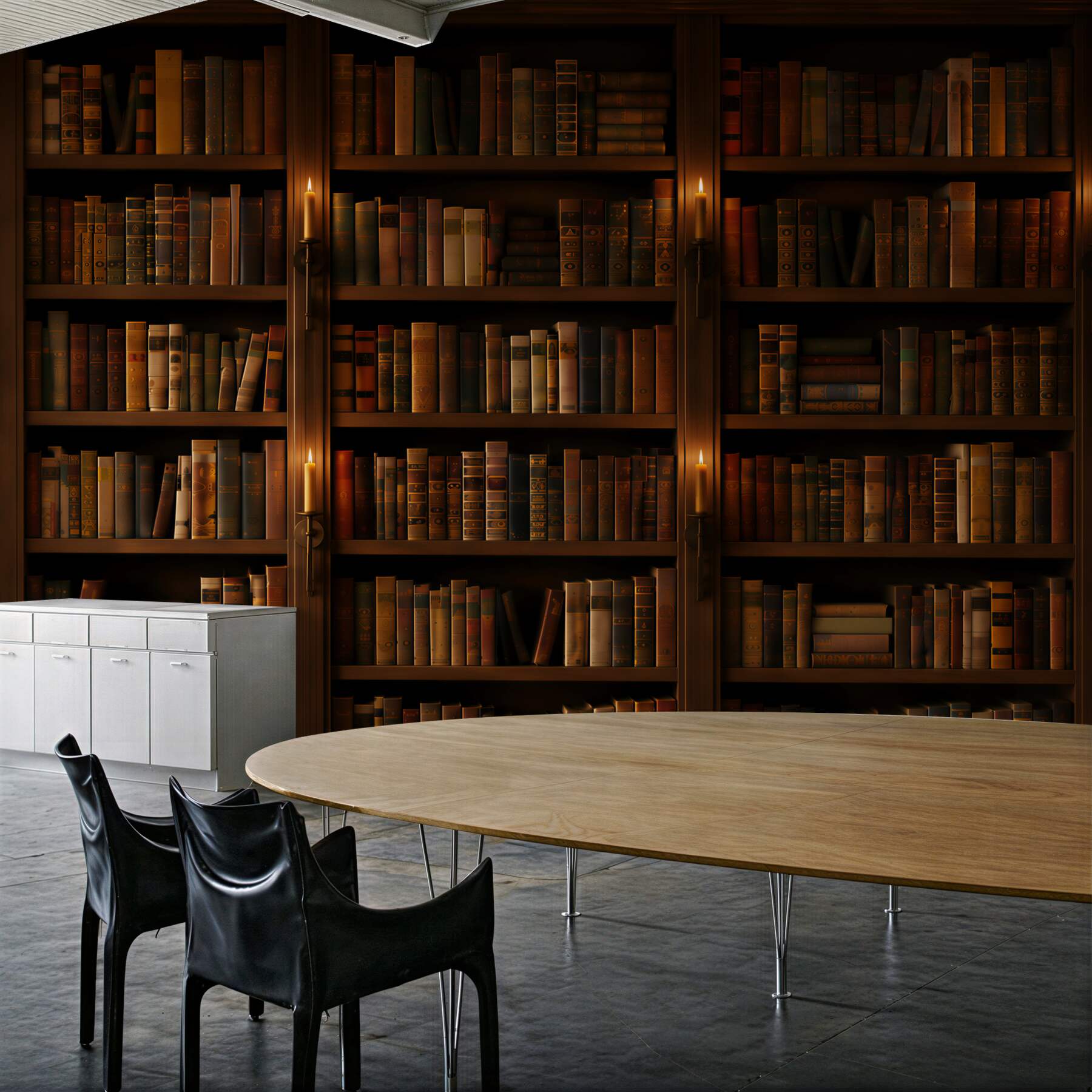 Fototapeta obszerna stara biblioteka