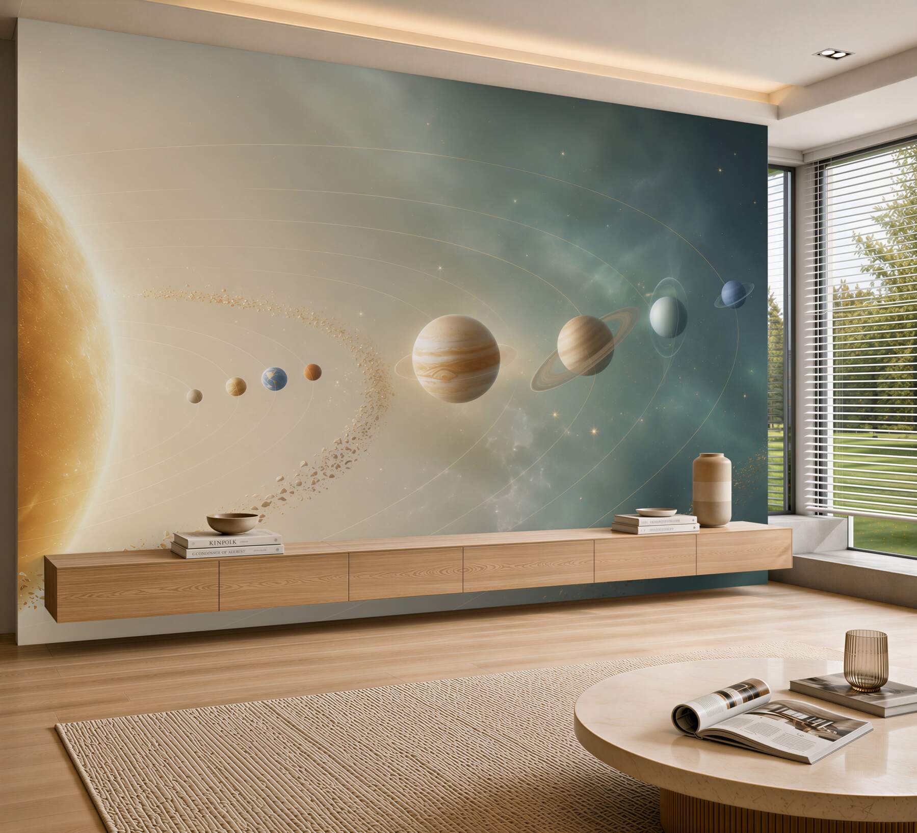 Fototapeta parada planet przed słońcem?v23