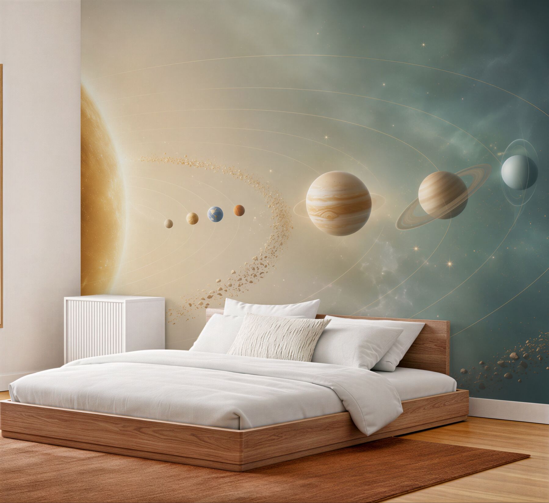 Fototapeta parada planet przed słońcem