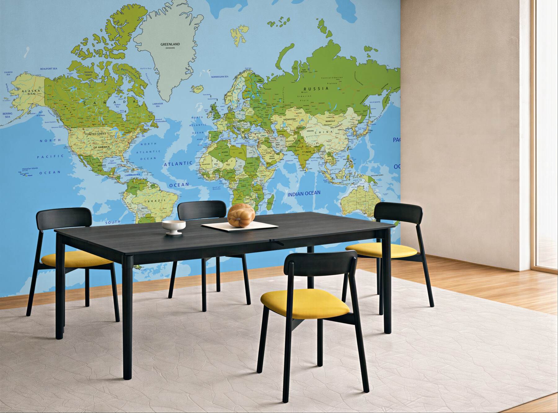 Fototapeta klasyczna mapa świata?v23