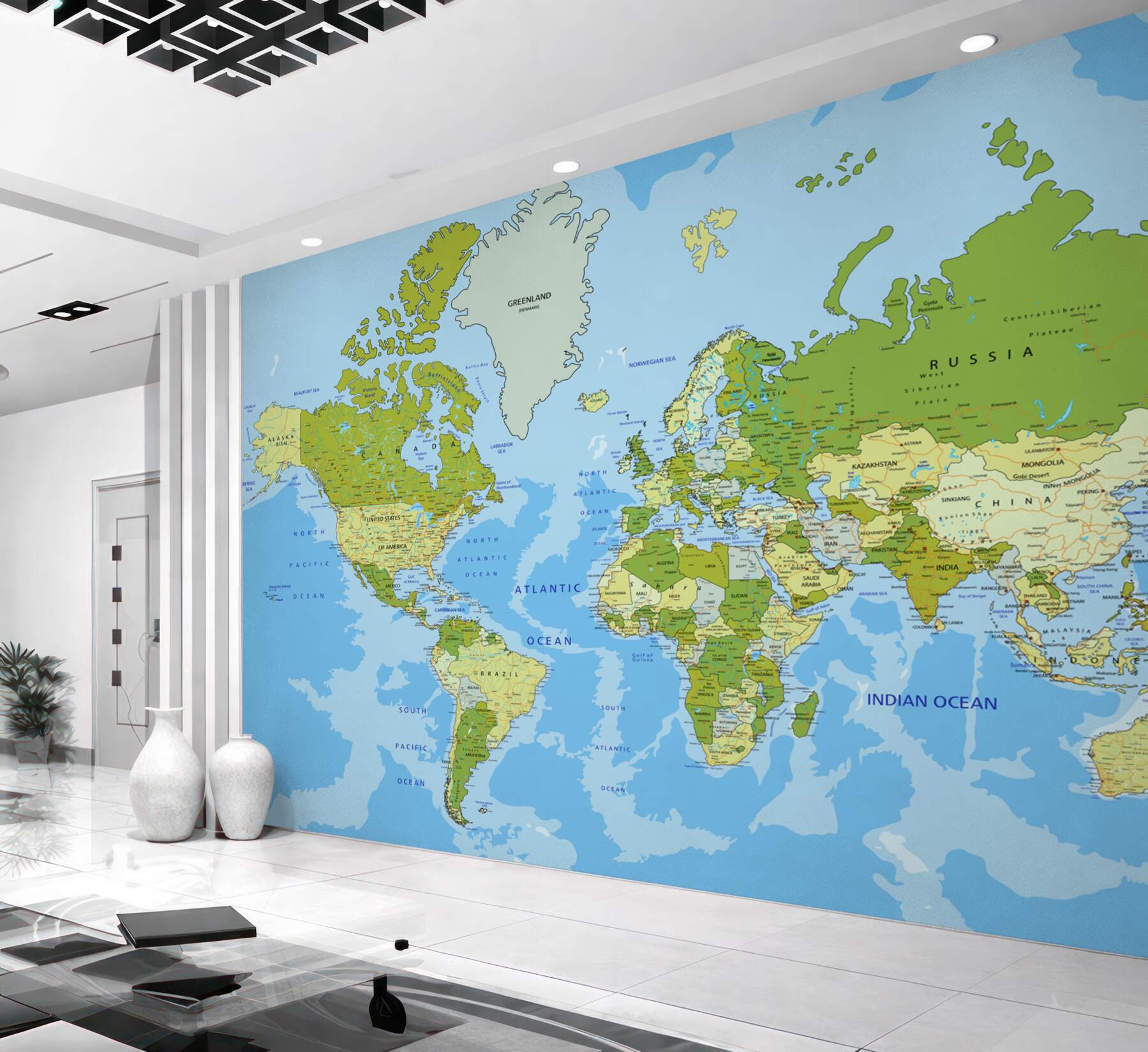 Fototapeta klasyczna mapa świata?v23