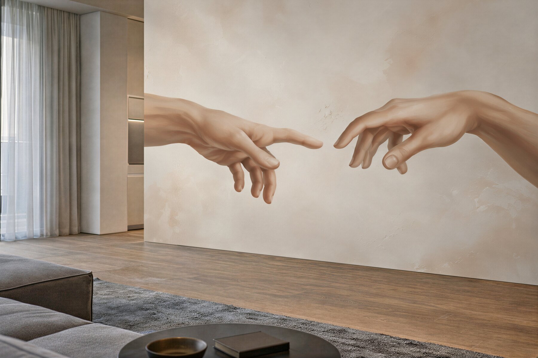 Fototapeta wyciągające się ręce mężczyzny i kobiety?v23