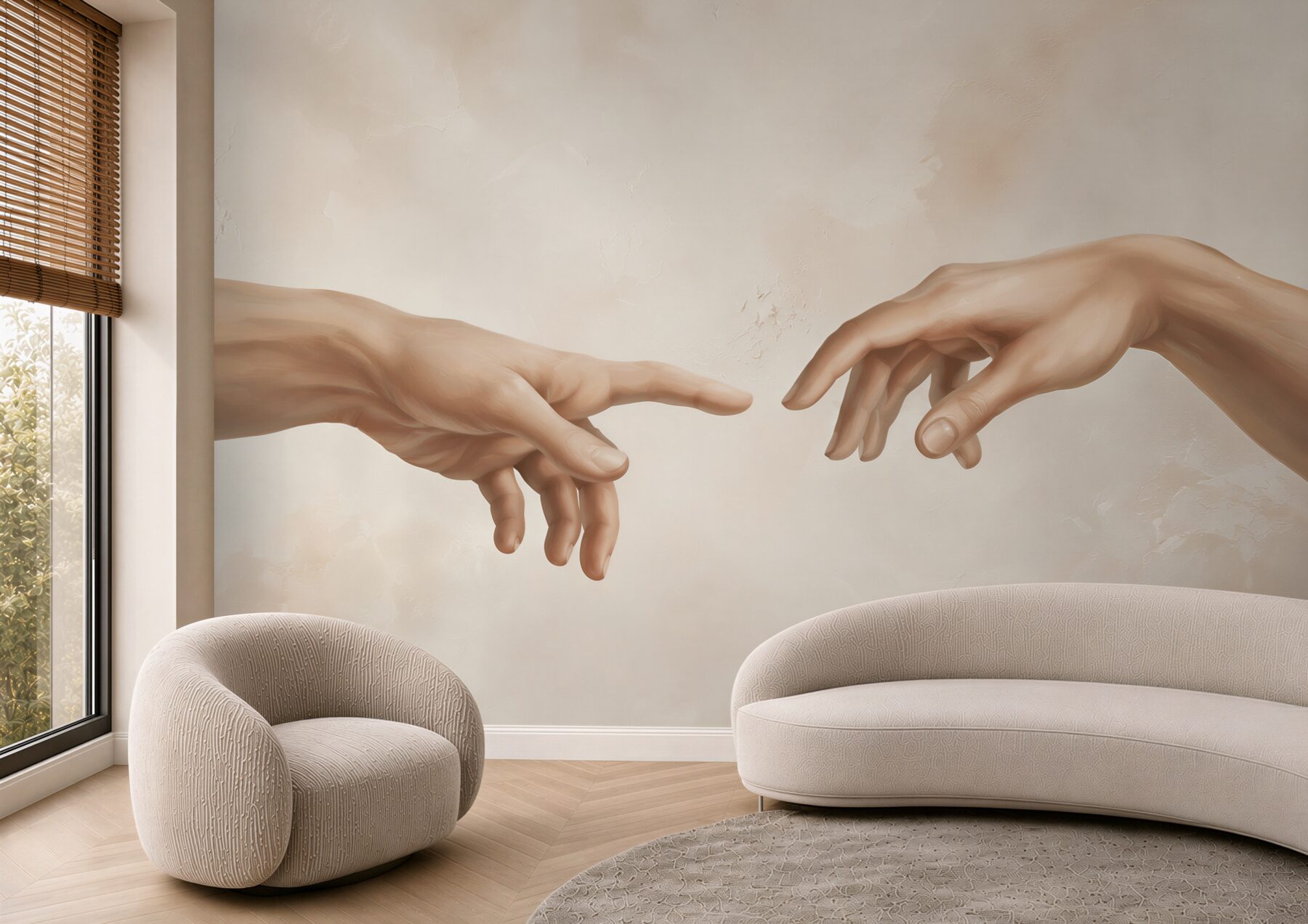 Fototapeta wyciągające się ręce mężczyzny i kobiety?v23
