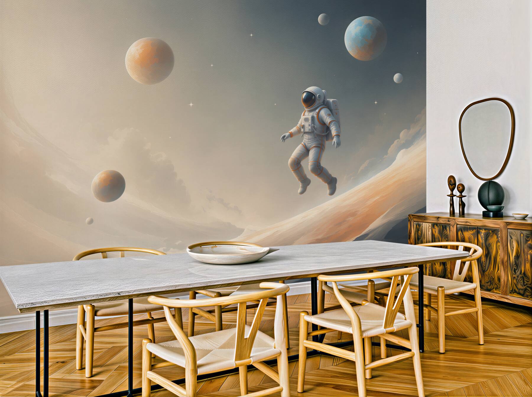 Fototapeta astronauta w kosmosie?v23