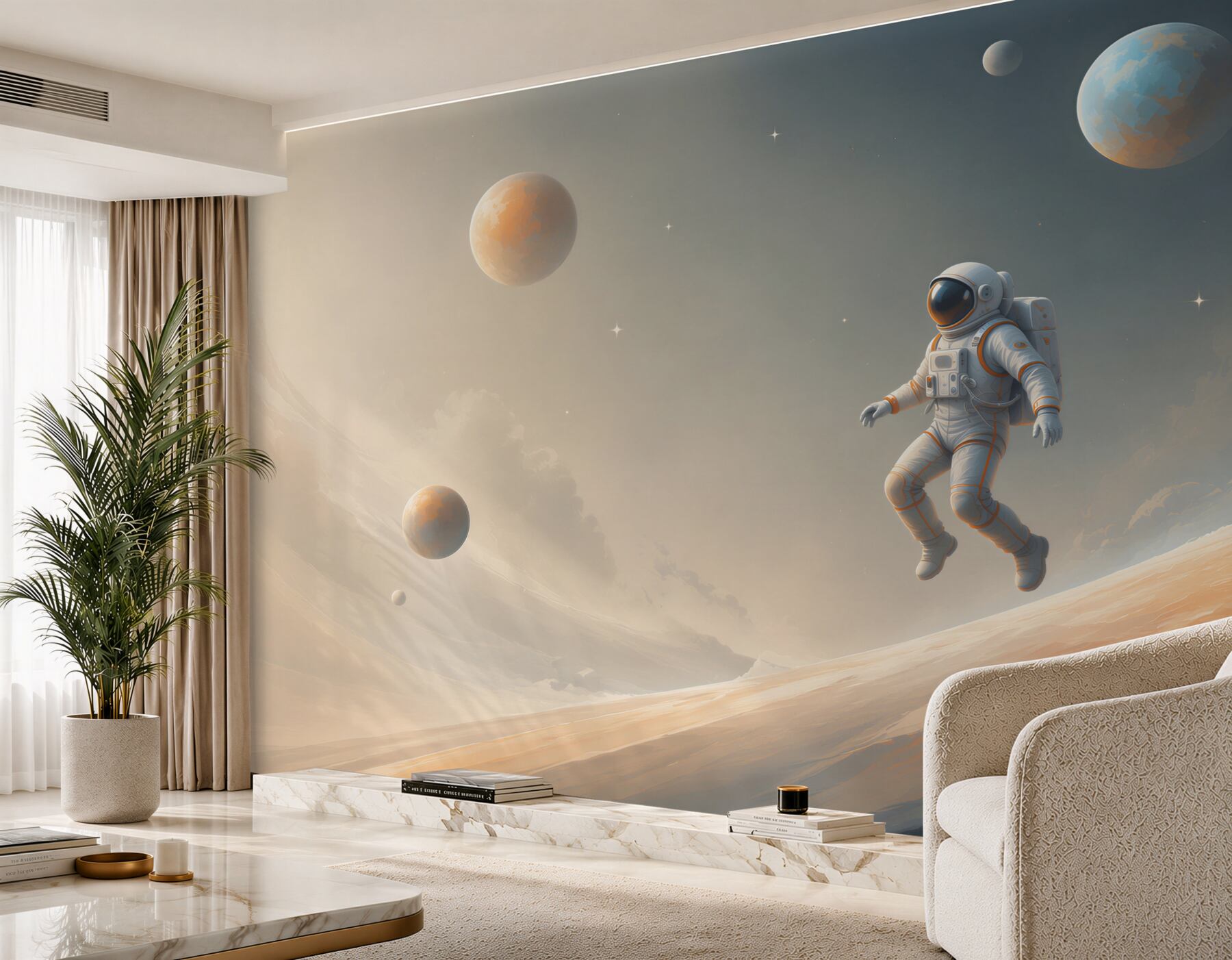 Fototapeta astronauta w kosmosie?v23