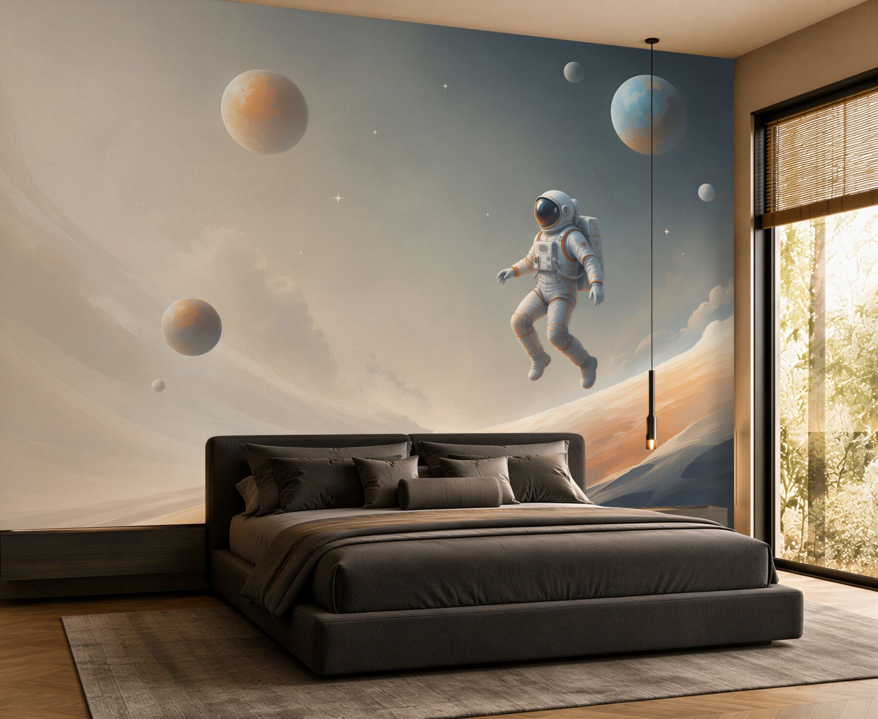 Fototapeta astronauta w kosmosie?v23