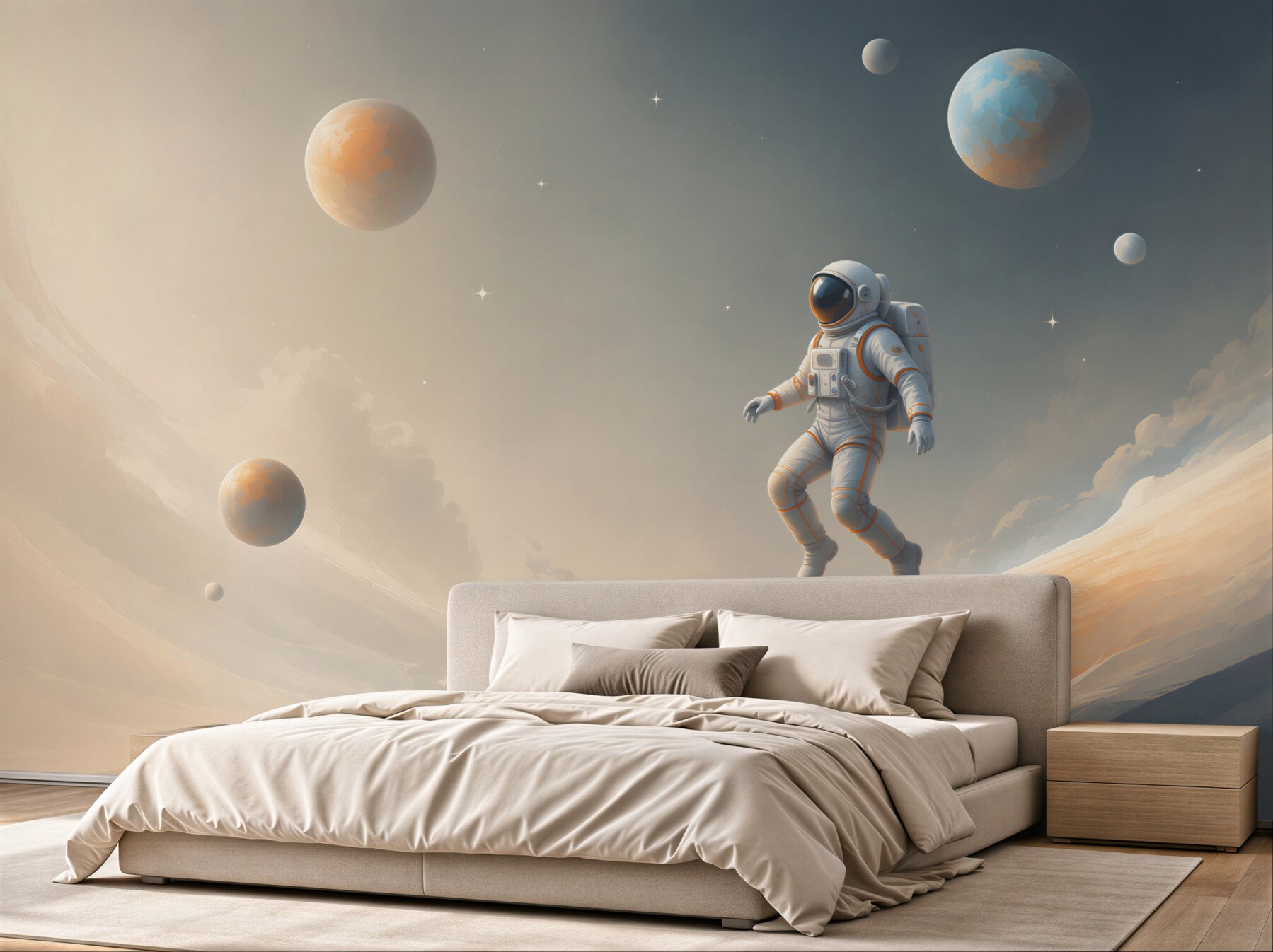 Fototapeta astronauta w kosmosie?v23