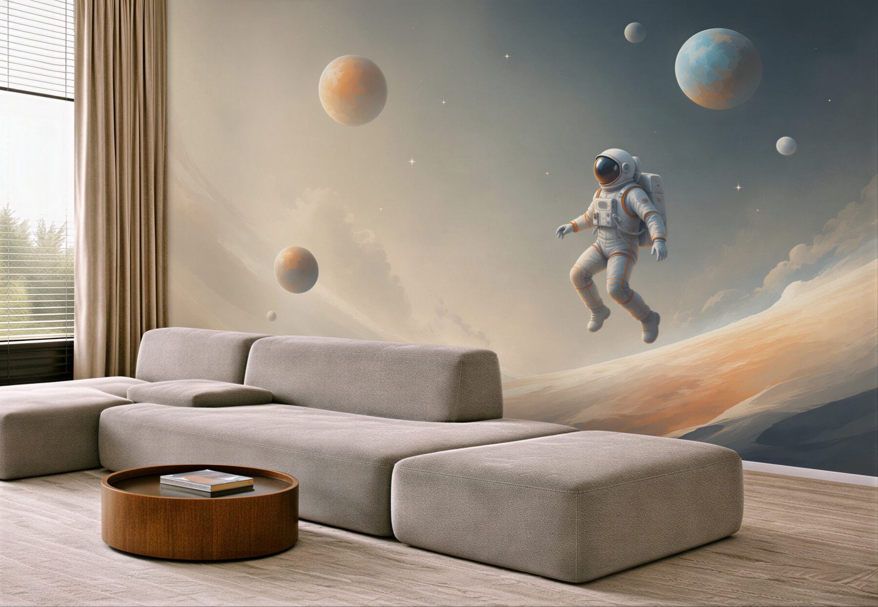 Fototapeta astronauta w kosmosie?v23