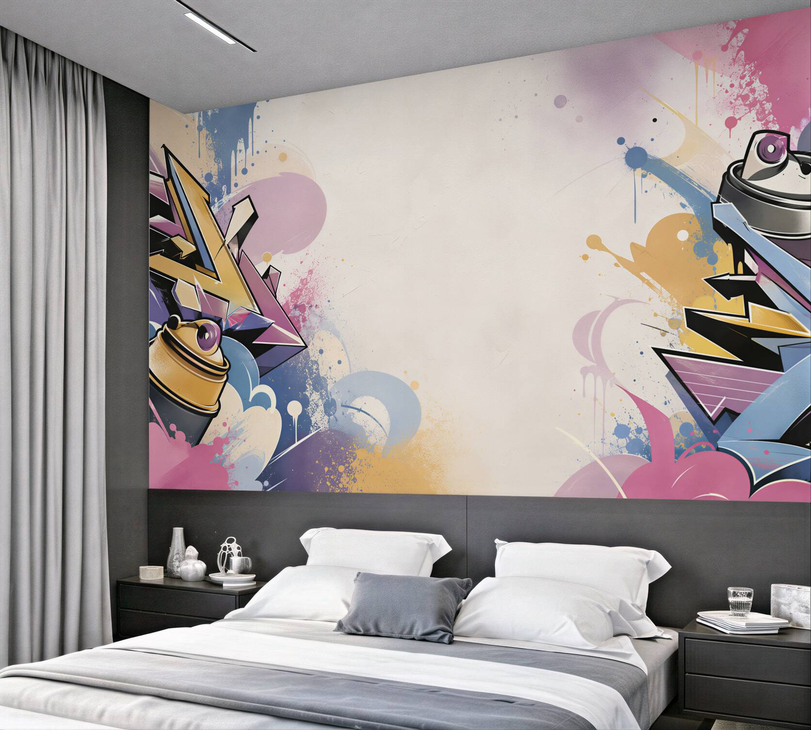 Fototapeta jasne napisy różniące się od tekstu graffiti?v23