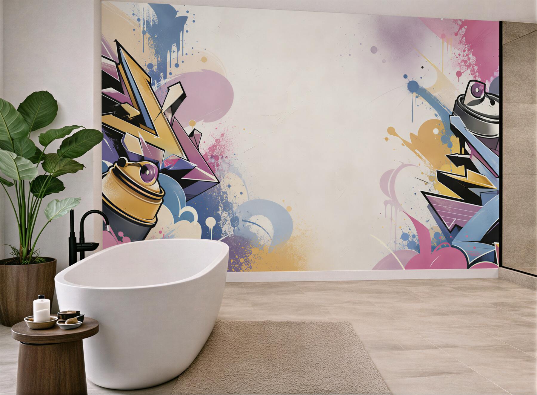 Fototapeta jasne napisy różniące się od tekstu graffiti?v23