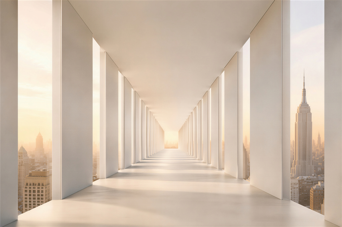 Fototapeta tunel wyjściowy w 3D