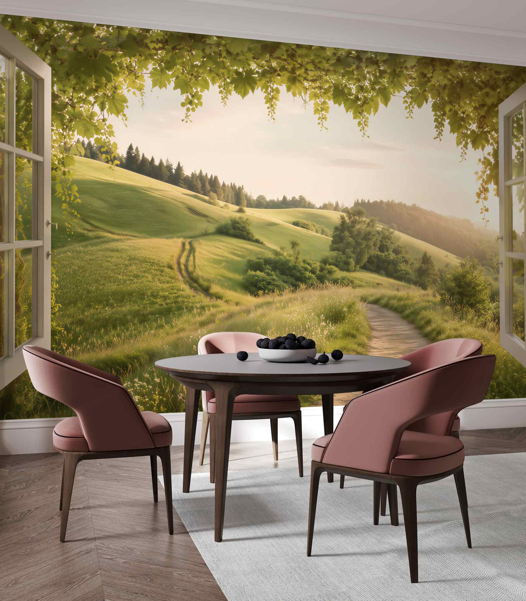 Fototapeta letnia panorama z okna?v23