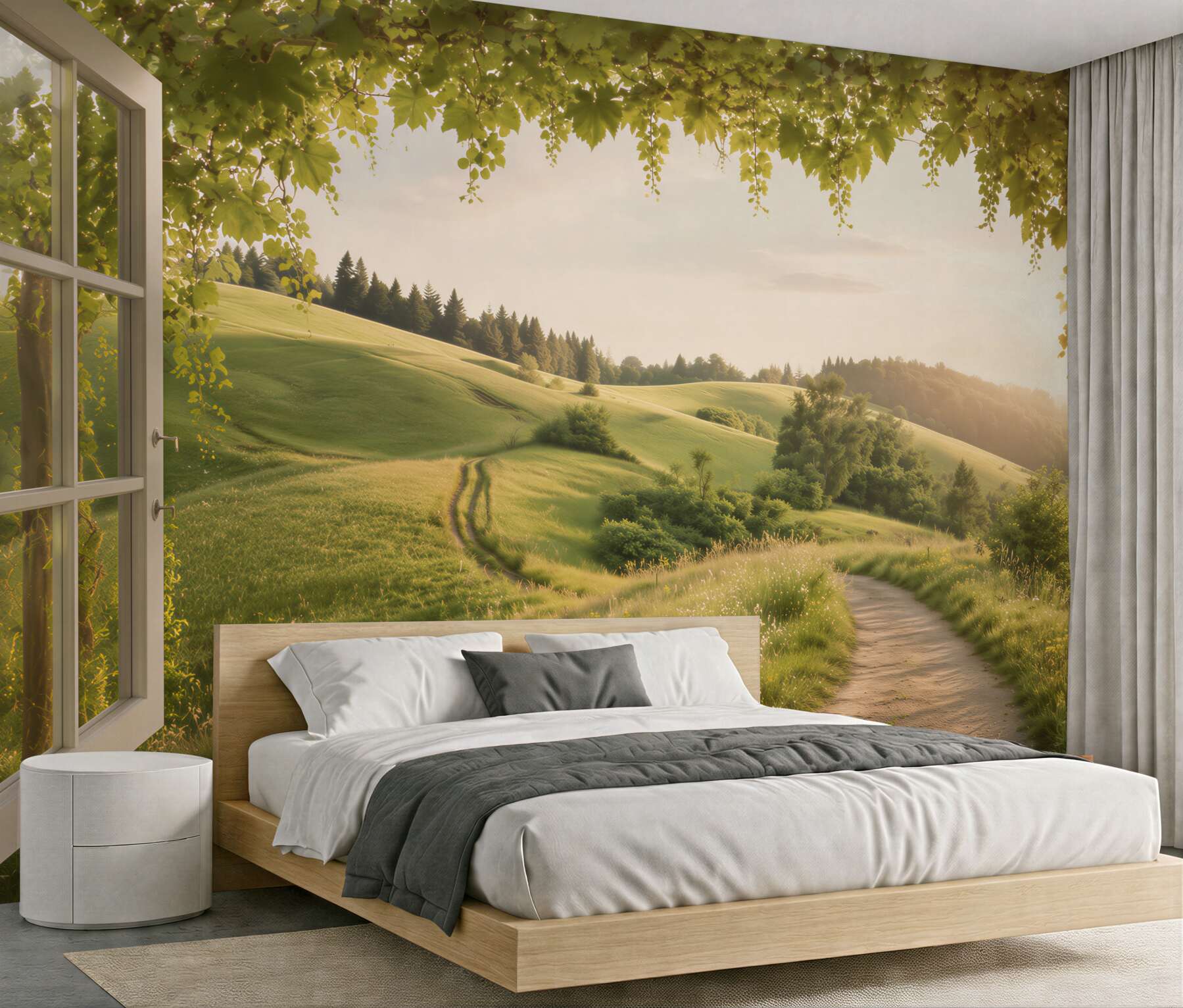 Fototapeta letnia panorama z okna?v23