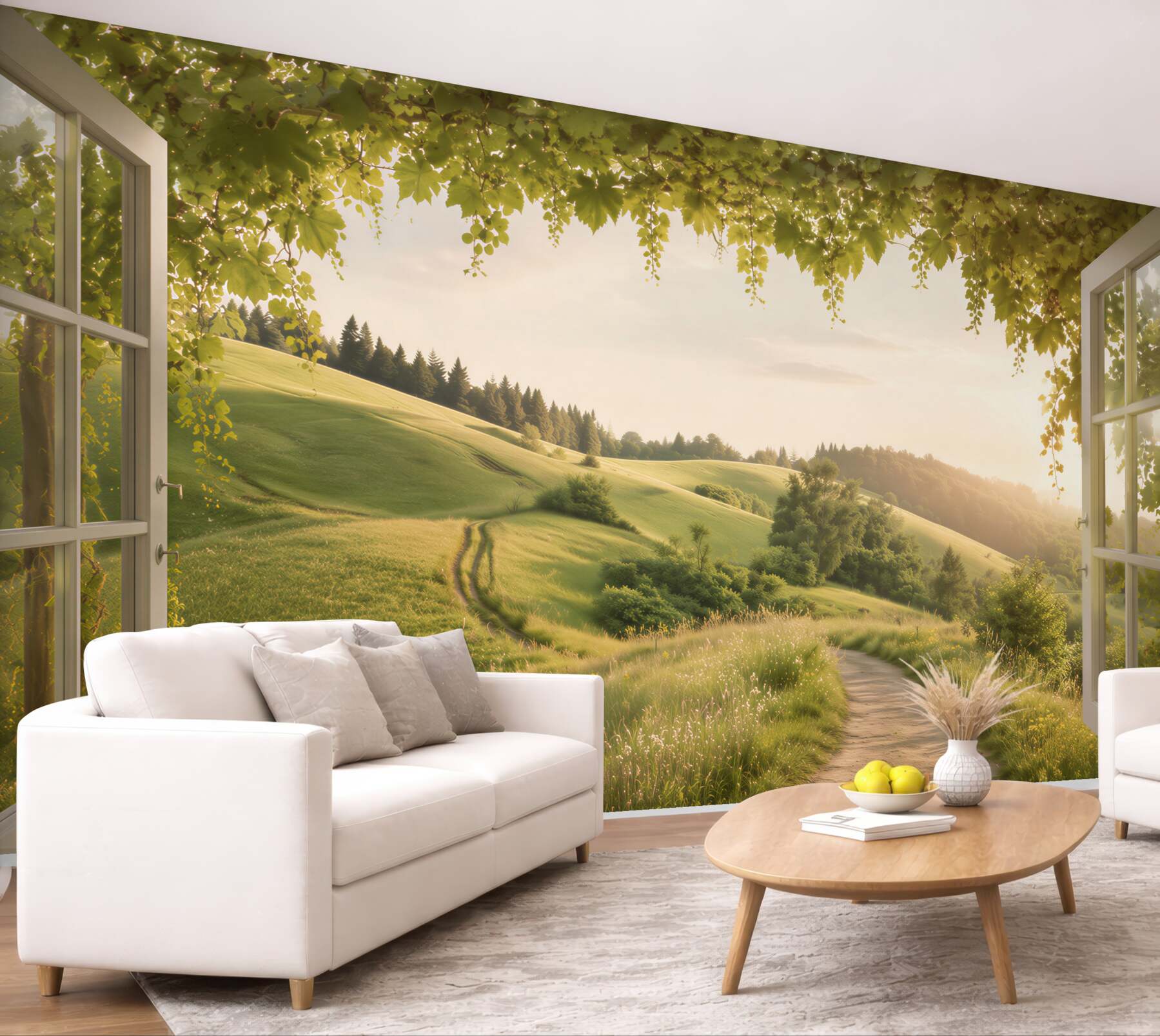 Fototapeta letnia panorama z okna?v23