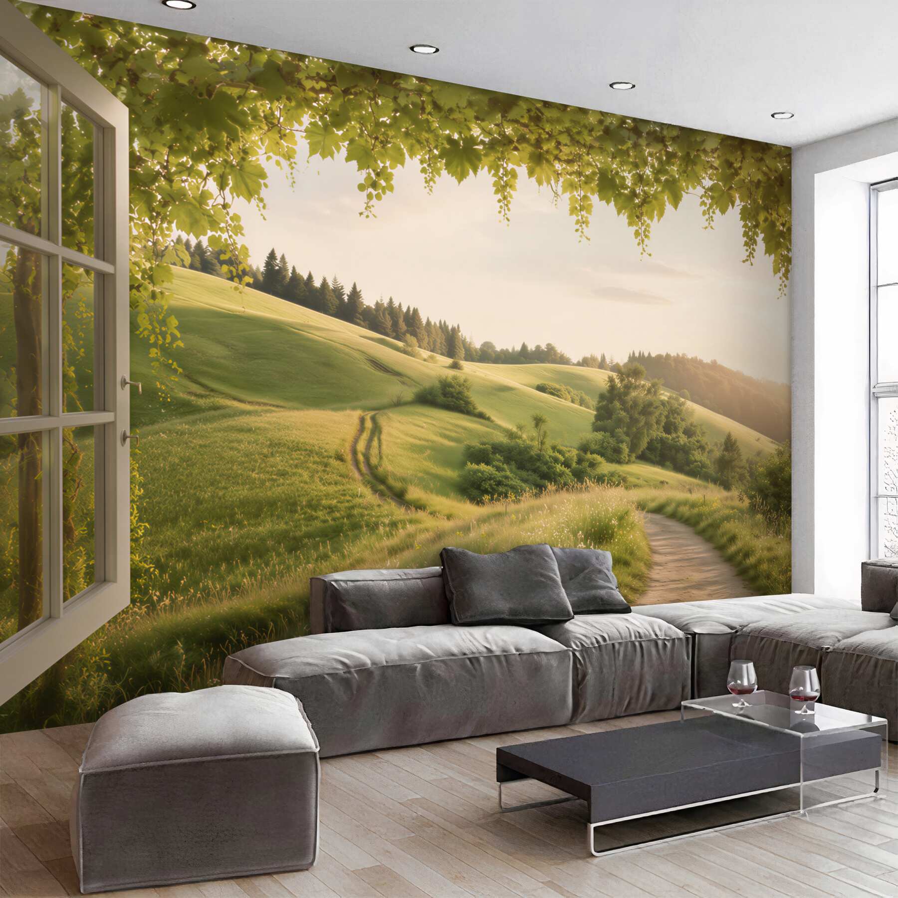 Fototapeta letnia panorama z okna?v23