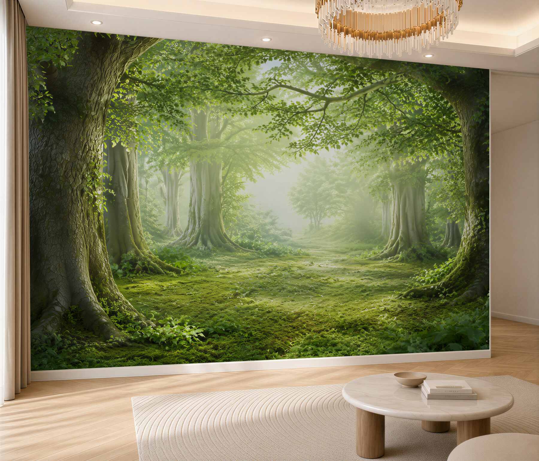 Fototapeta zielony bajkowy las?v23