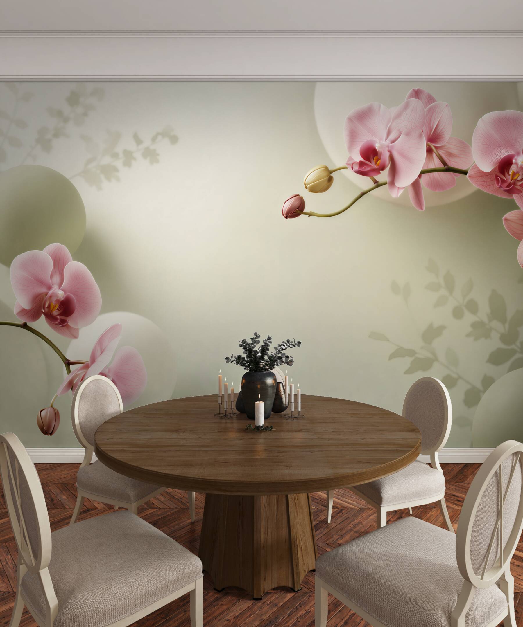 Fototapeta fioletowe i białe orchidee?v23
