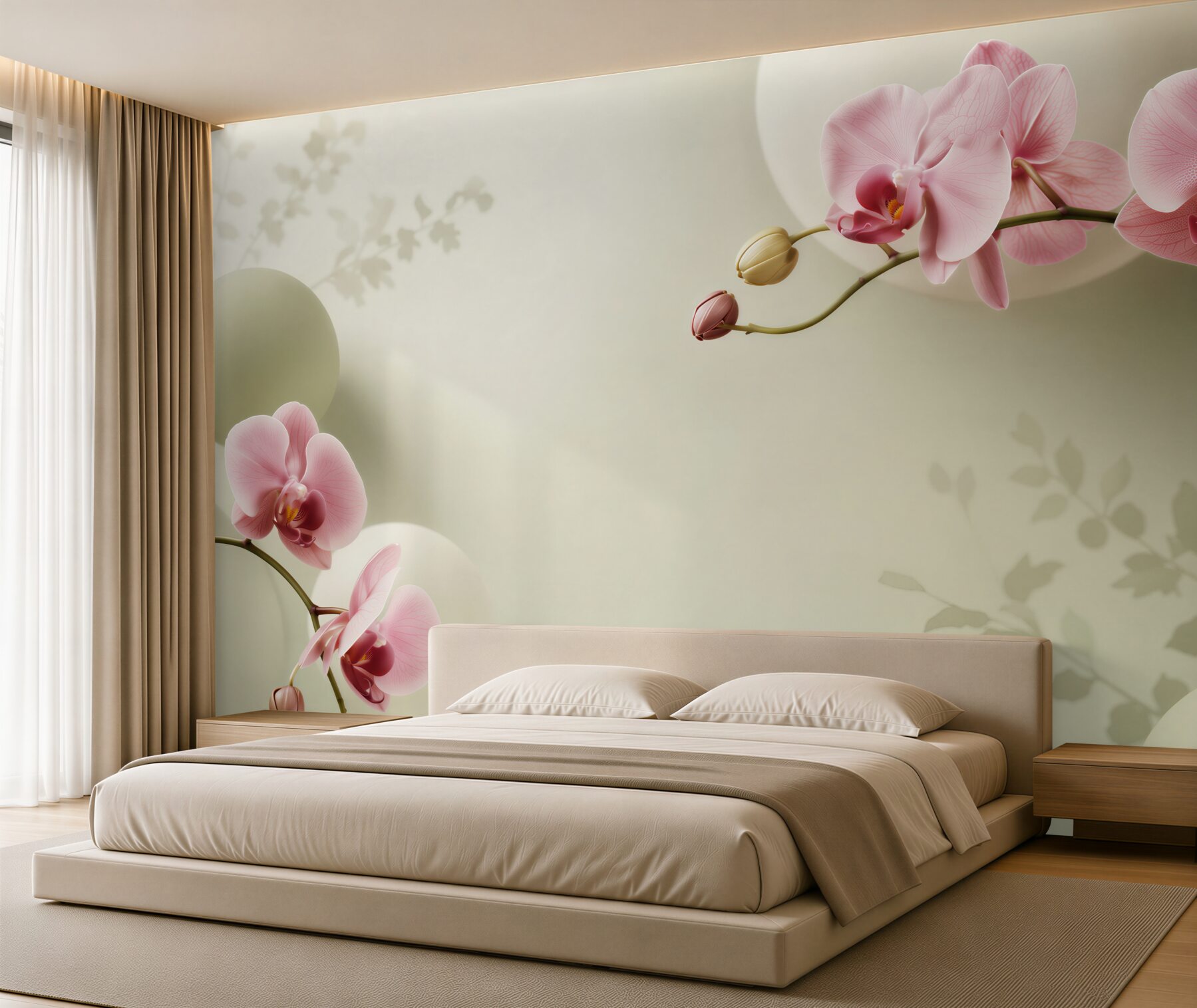 Fototapeta fioletowe i białe orchidee?v23