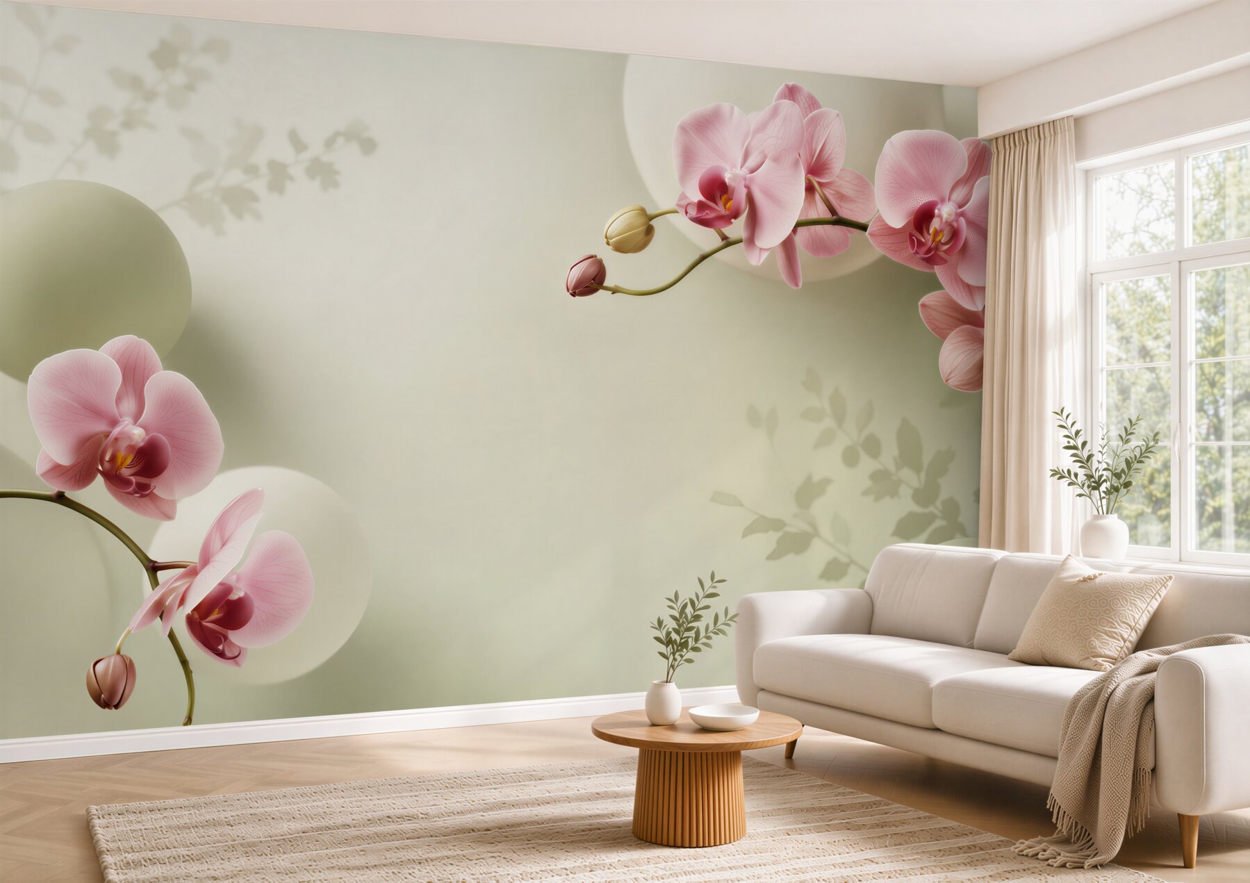 Fototapeta fioletowe i białe orchidee?v23