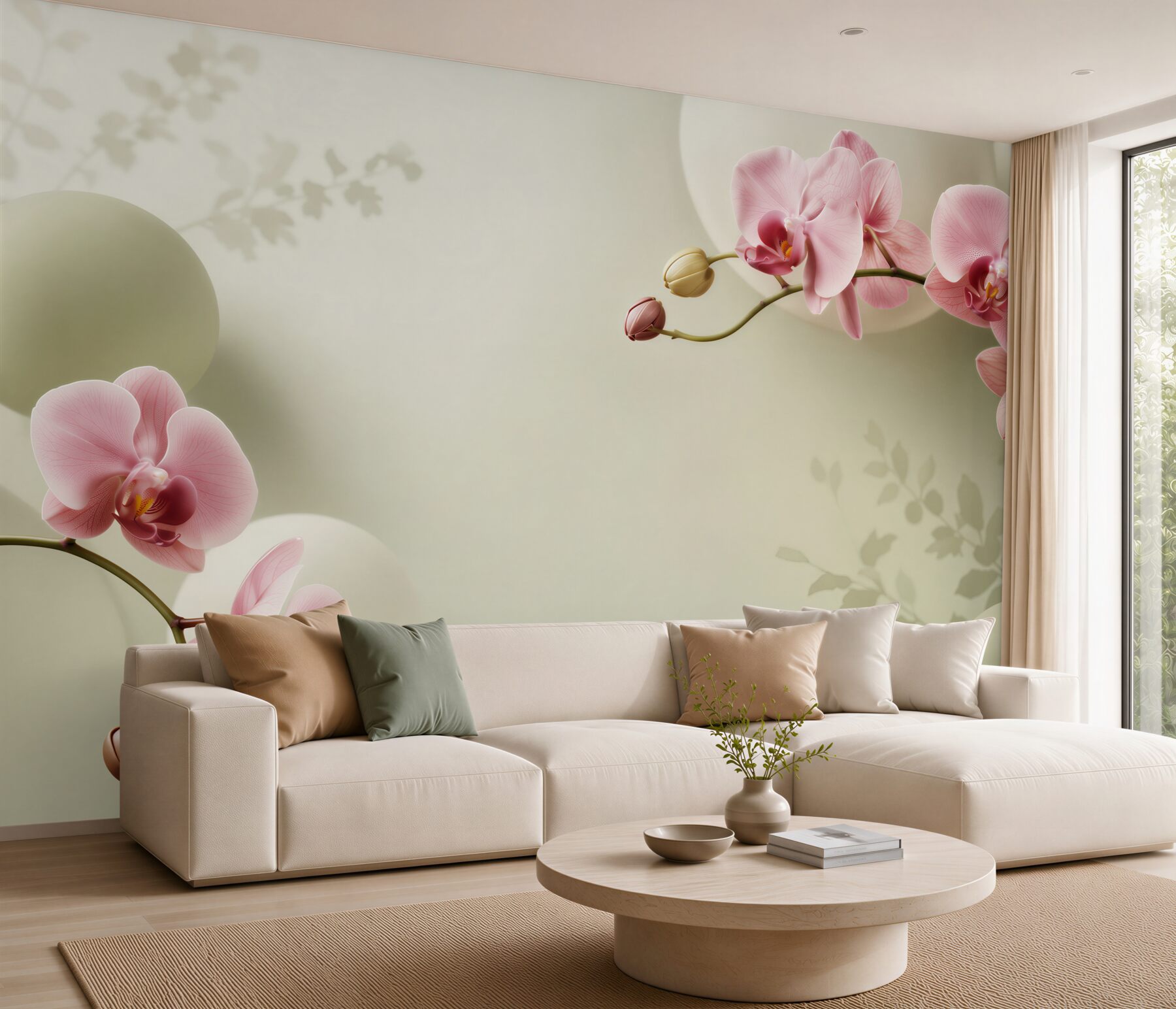 Fototapeta fioletowe i białe orchidee?v23