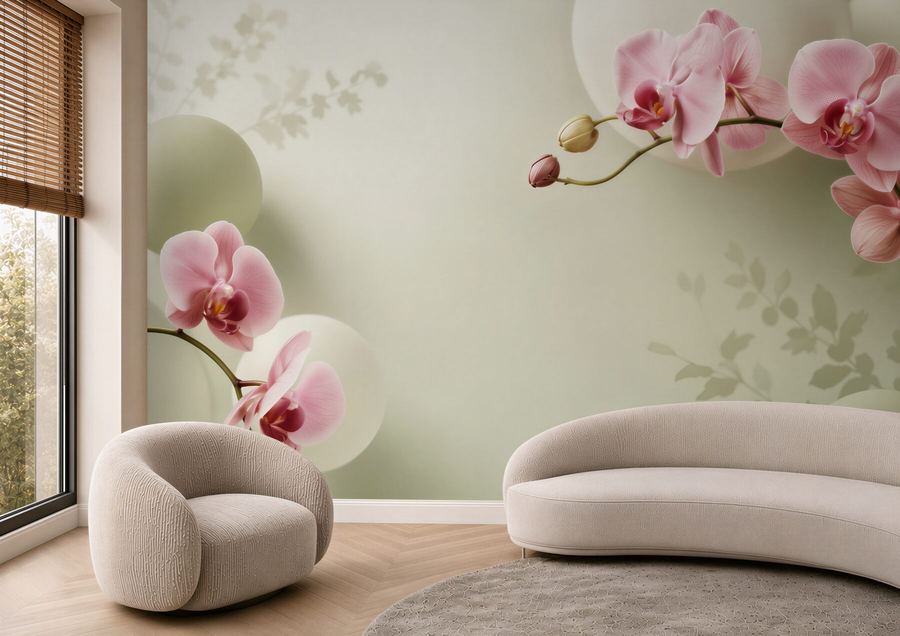 Fototapeta fioletowe i białe orchidee?v23