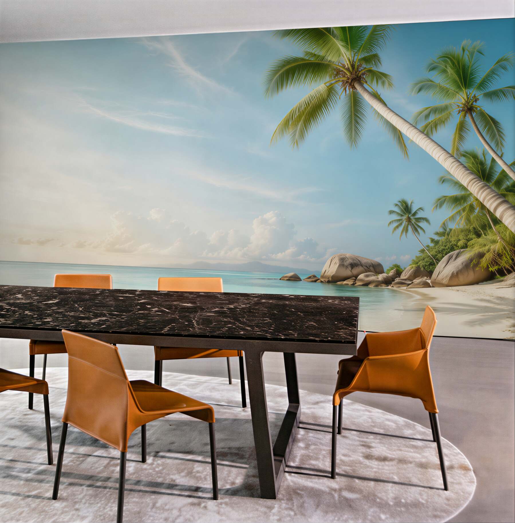 Fototapeta jacht płynie w kierunku plaży wyspy?v23