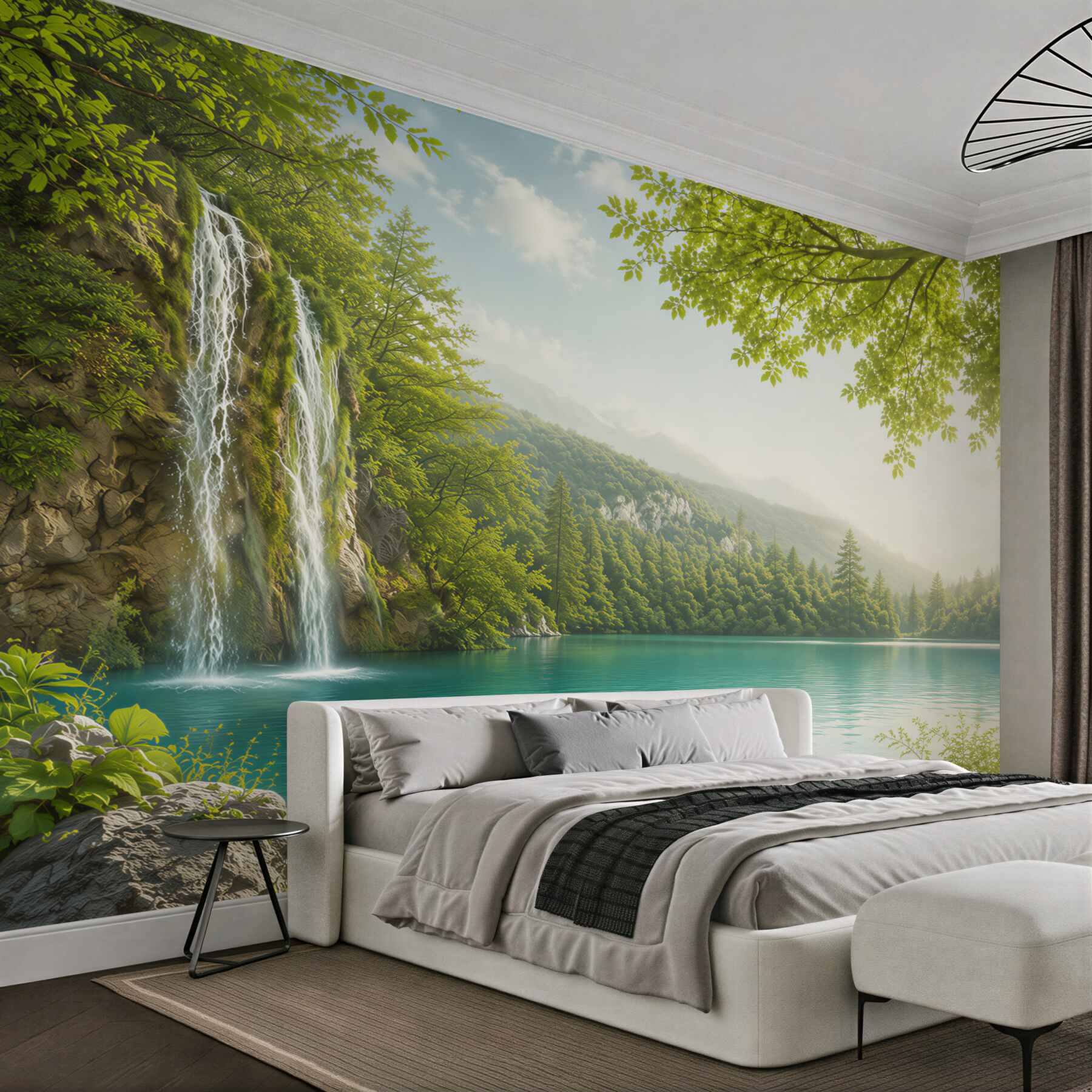 Fototapeta wodospad spadający z klifu?v23