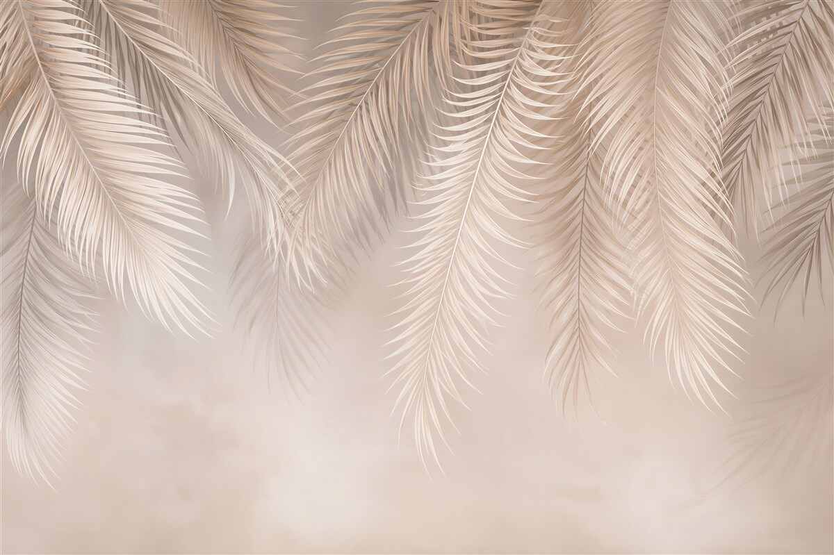 Fototapeta delikatne piórka zwisają