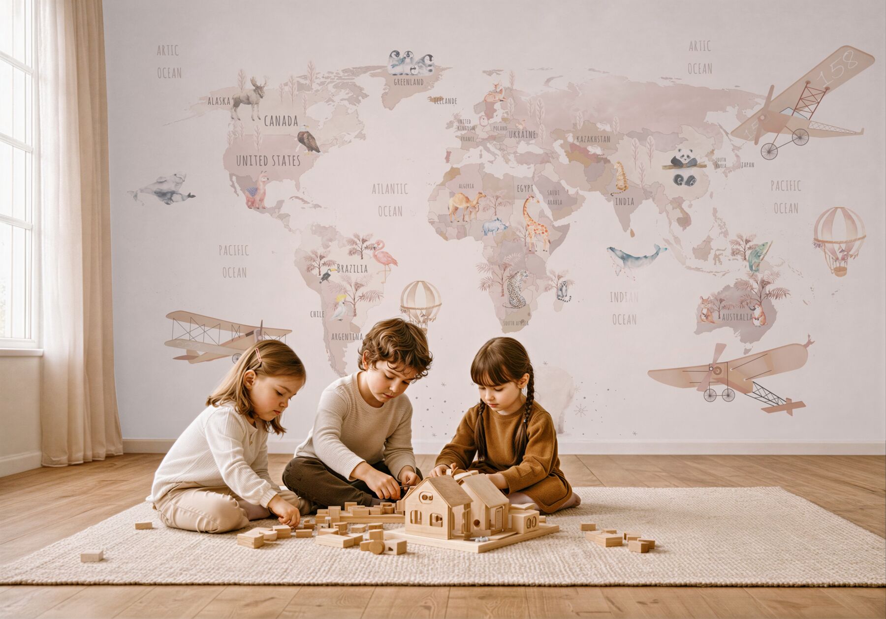 Fototapeta mapa bladego świata?v23