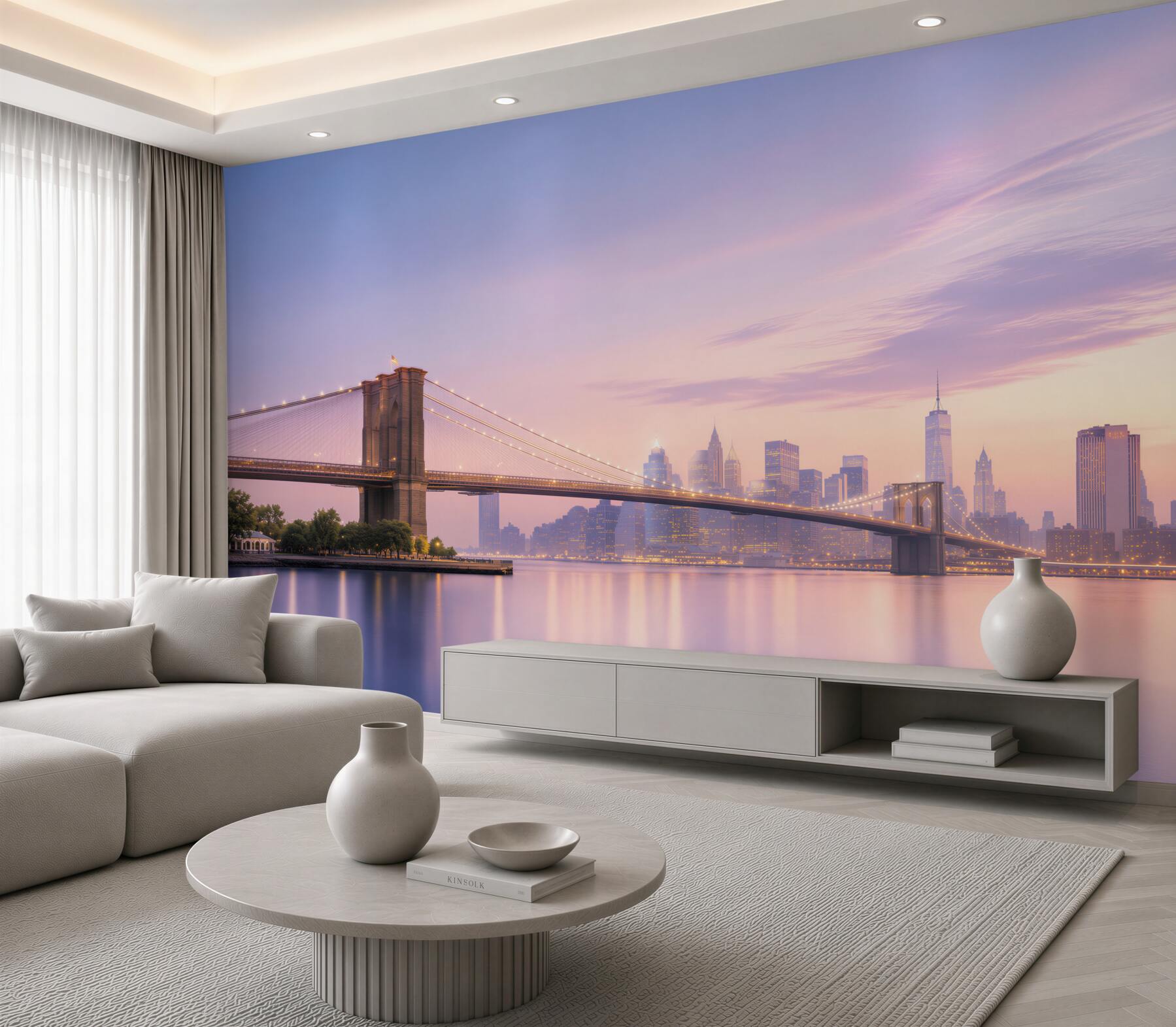 Fototapeta Wieczorna panorama Manhattanu?v23