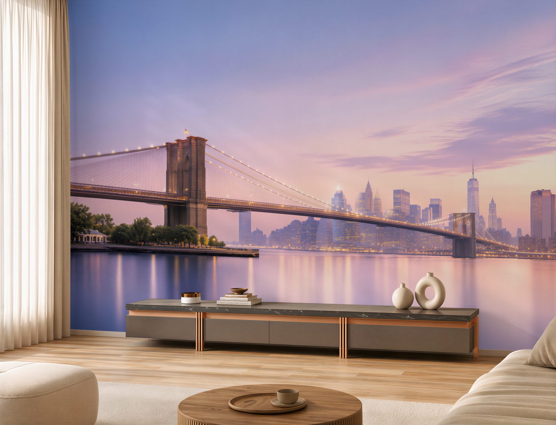 Fototapeta Wieczorna panorama Manhattanu?v23