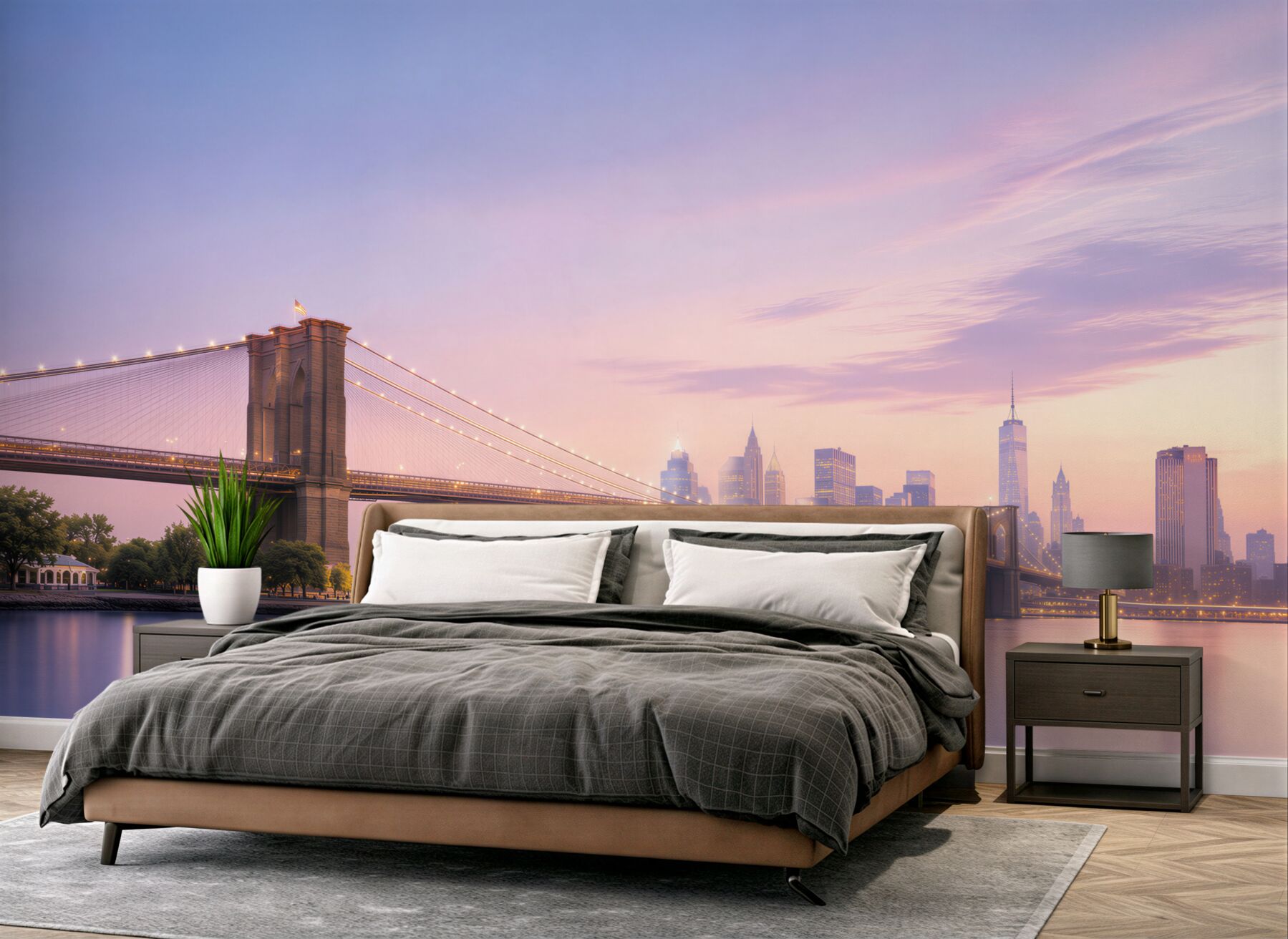 Fototapeta Wieczorna panorama Manhattanu?v23