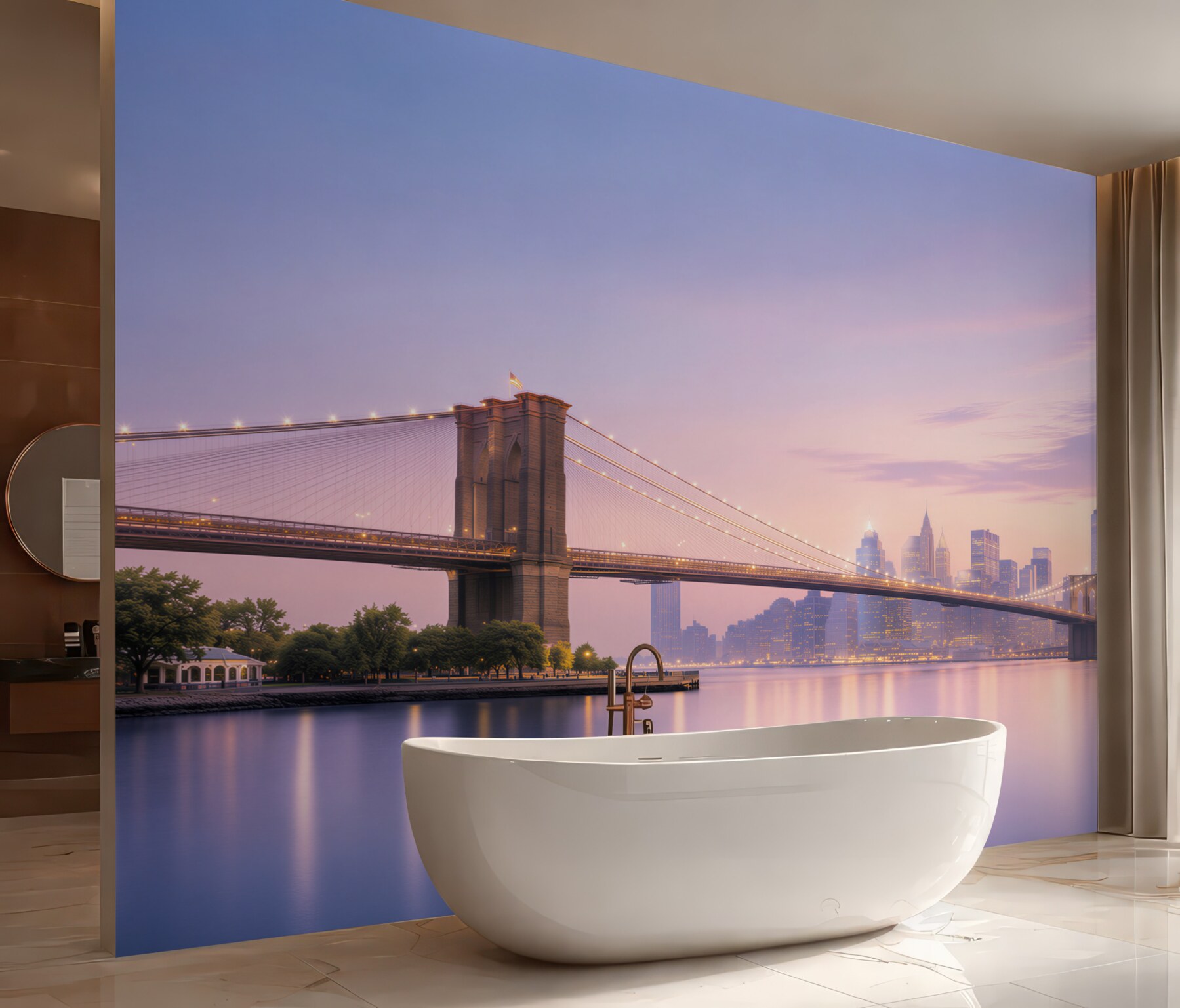Fototapeta Wieczorna panorama Manhattanu?v23