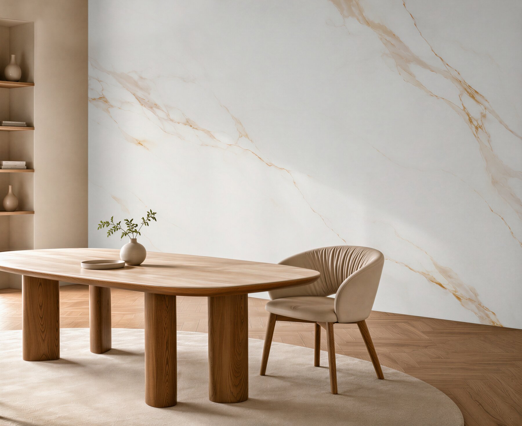 Fototapeta jasnobrązowe płytki porcelanowe?v23