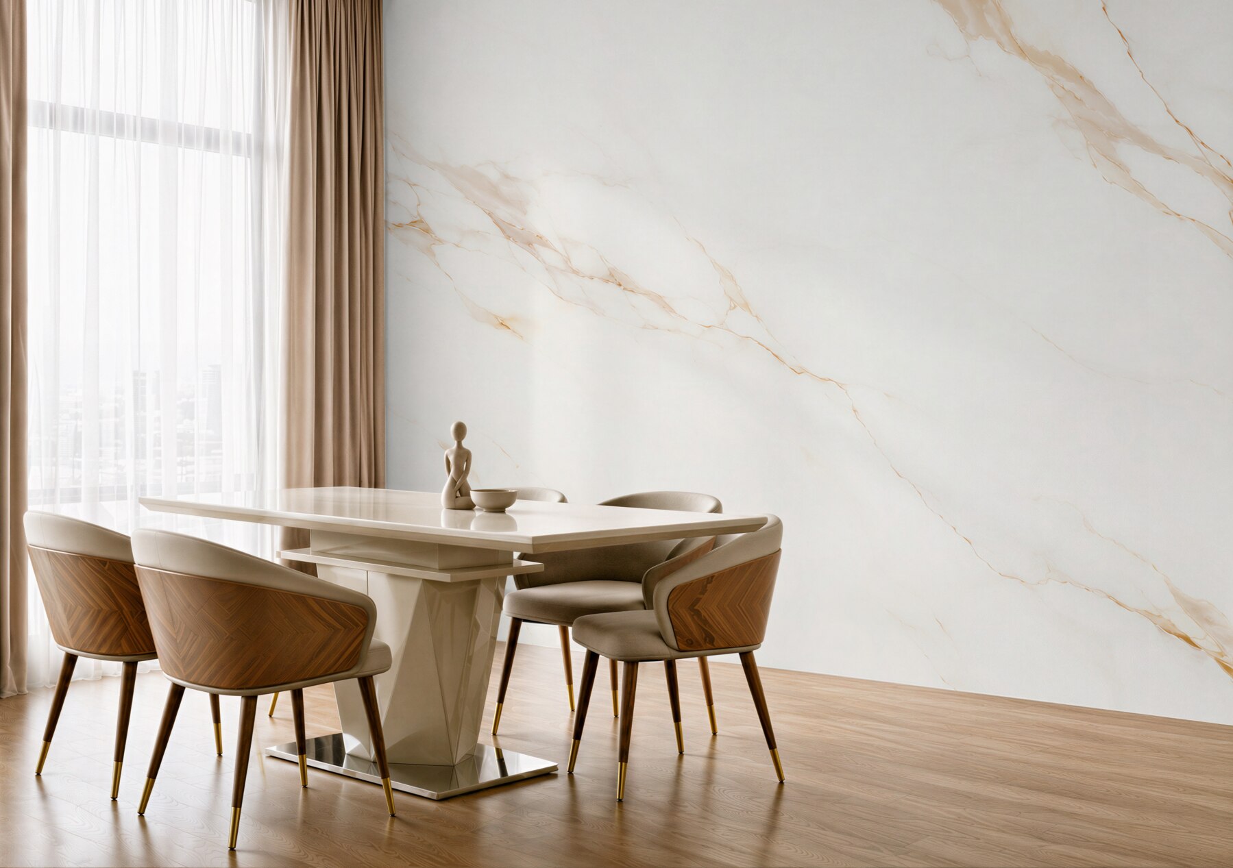 Fototapeta jasnobrązowe płytki porcelanowe?v23