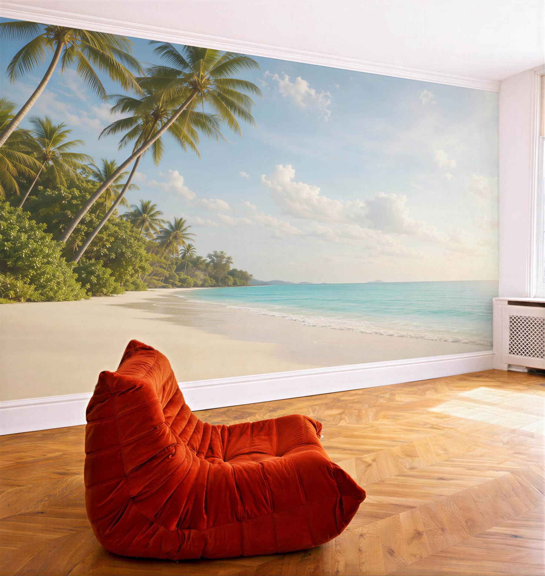 Fototapeta widok z okna na plażę?v23