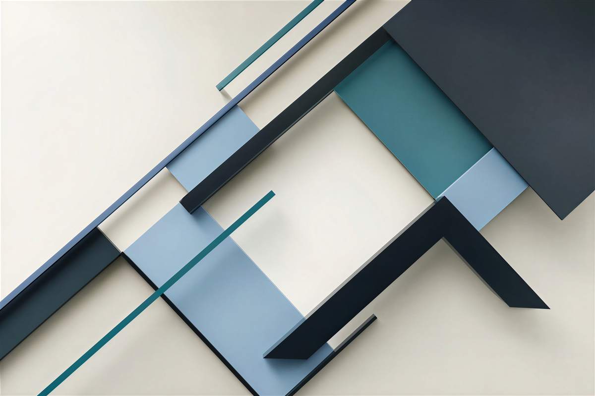 Fototapeta abstrakcja kształtów geometrycznych
