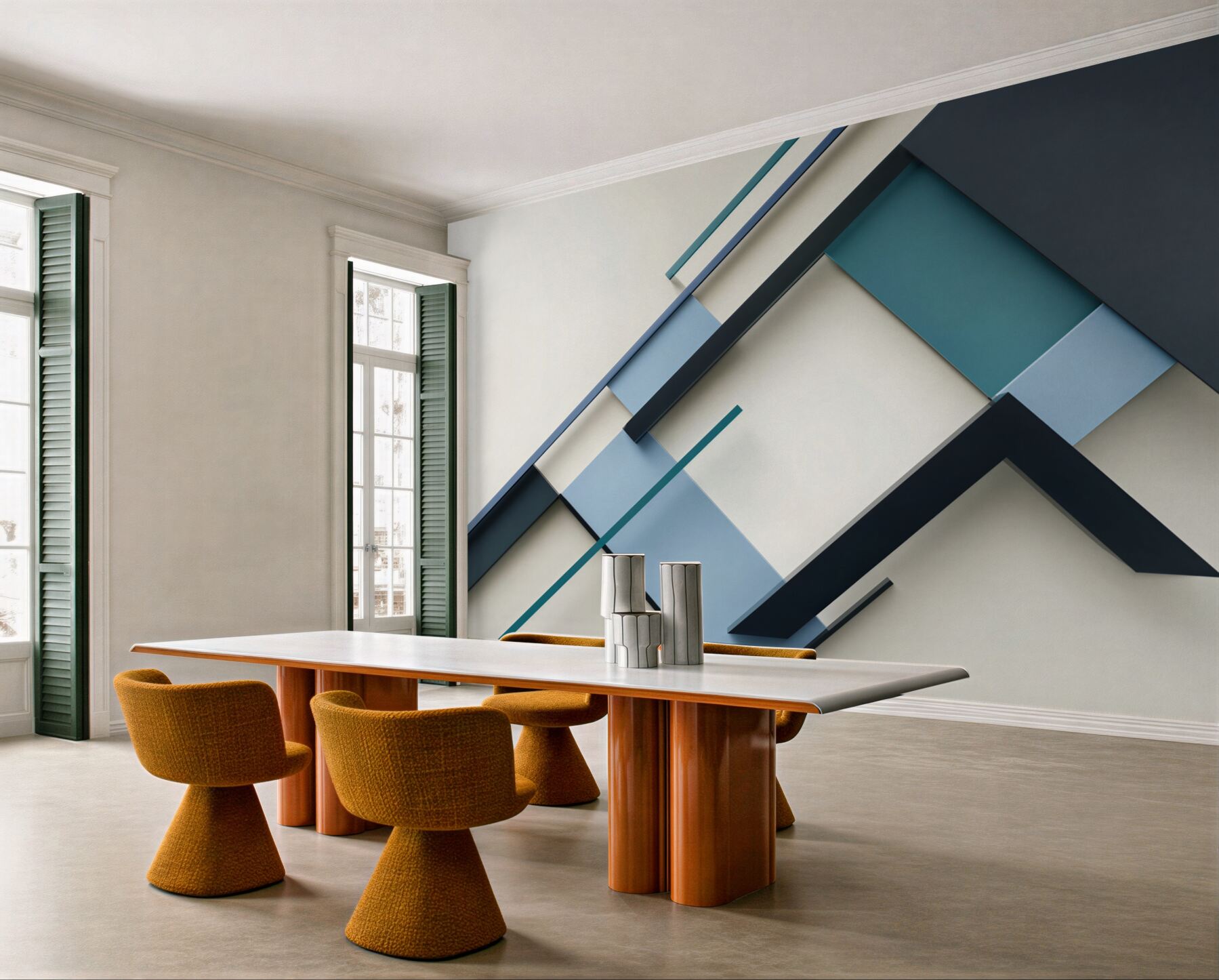 Fototapeta abstrakcja kształtów geometrycznych?v23