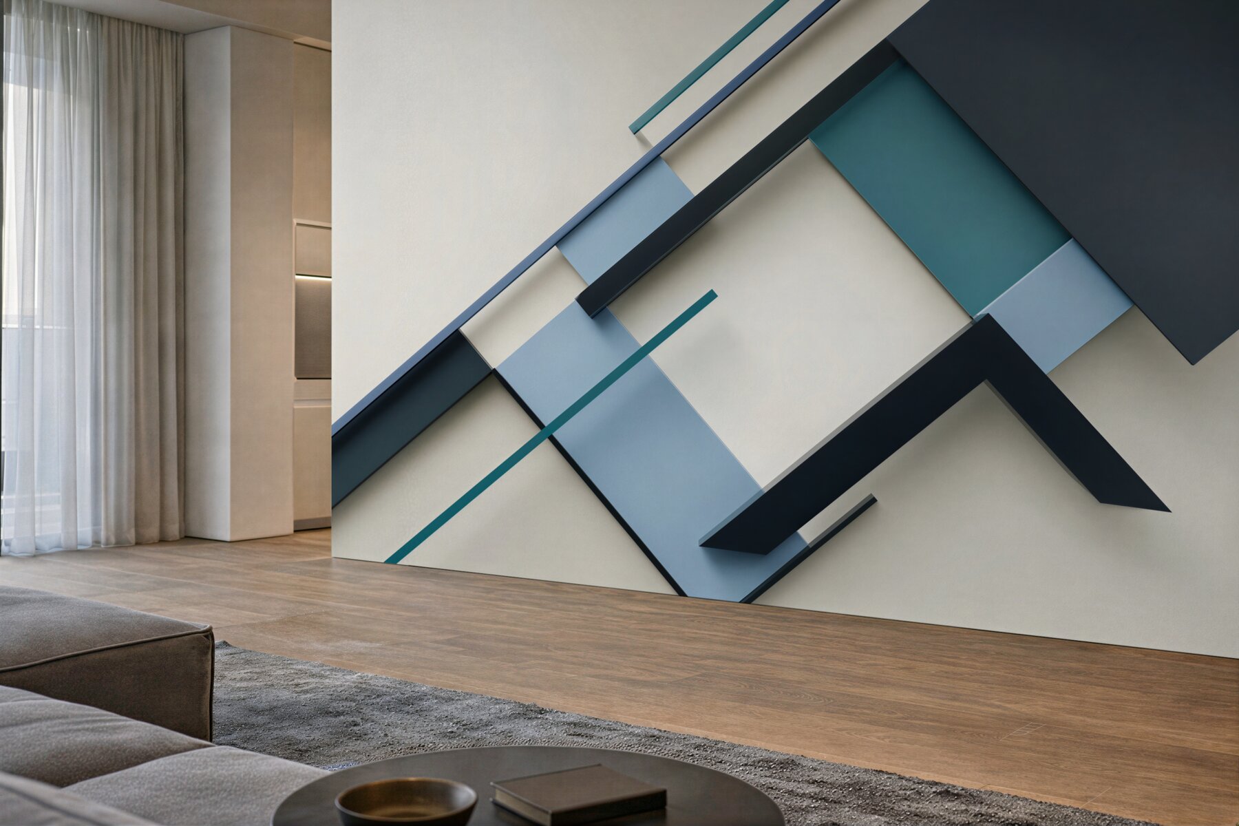Fototapeta abstrakcja kształtów geometrycznych?v23