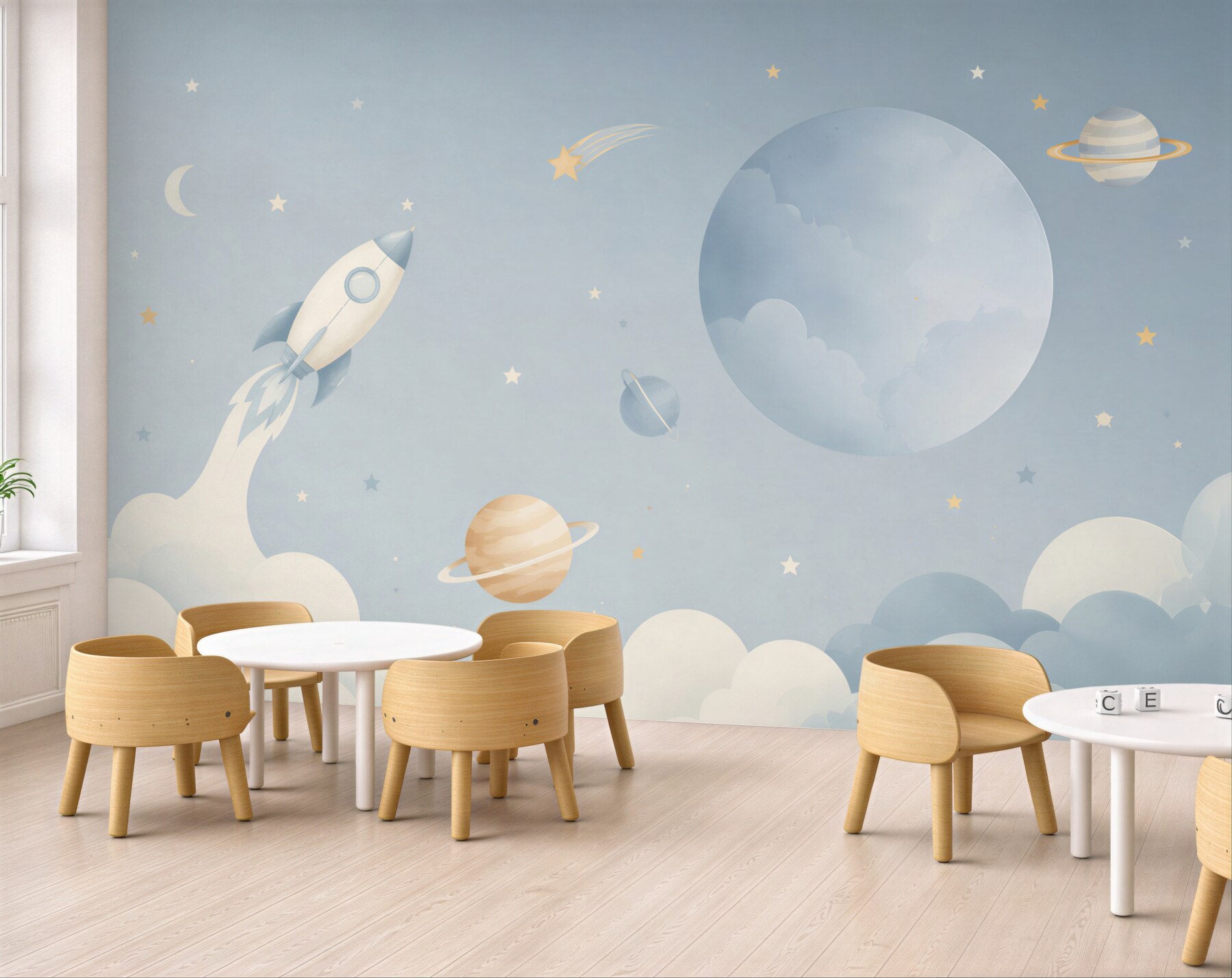 Fototapeta Rysowana minimalistyczna przestrzeń?v23