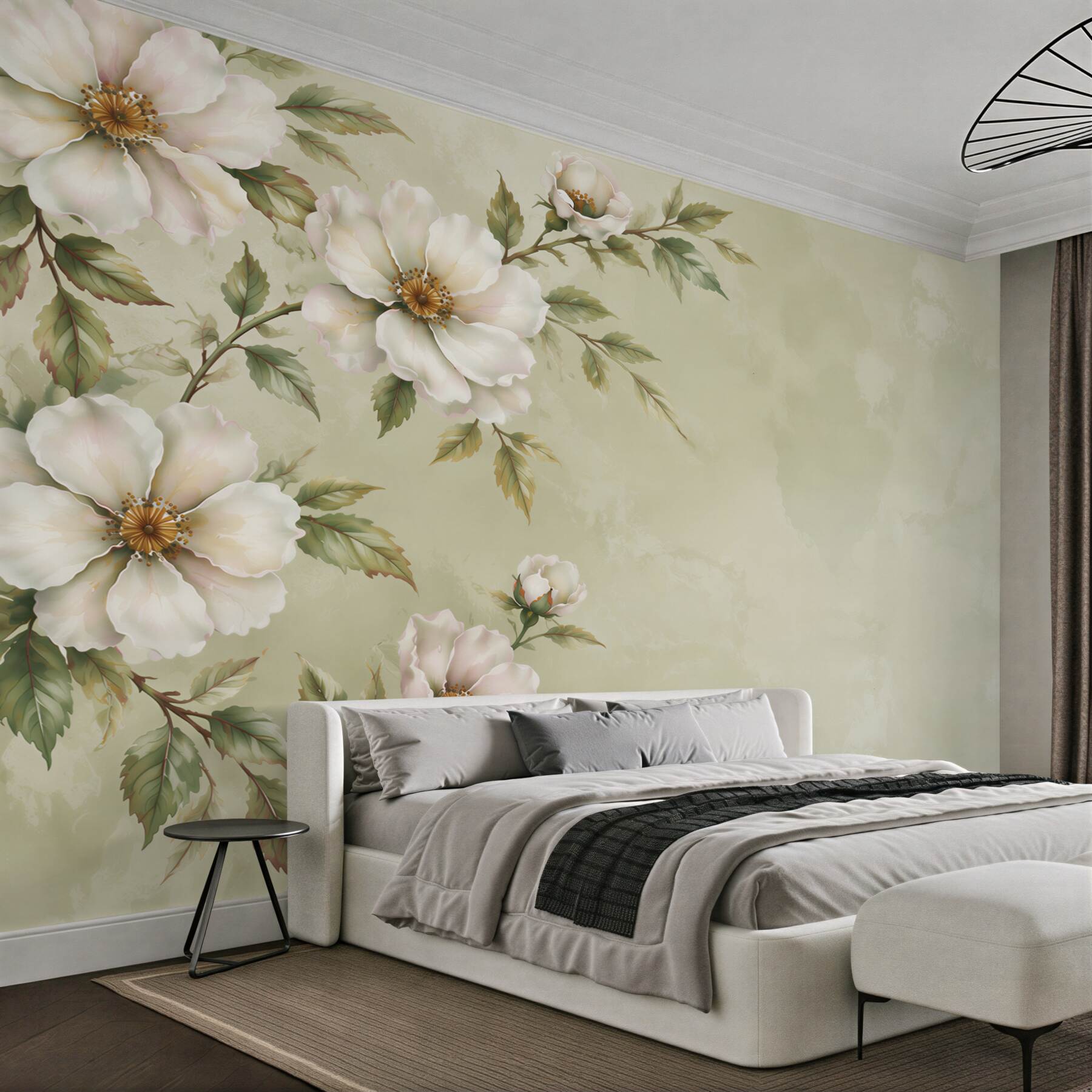 Fototapeta kwitnące gałęzie białej magnolii?v23