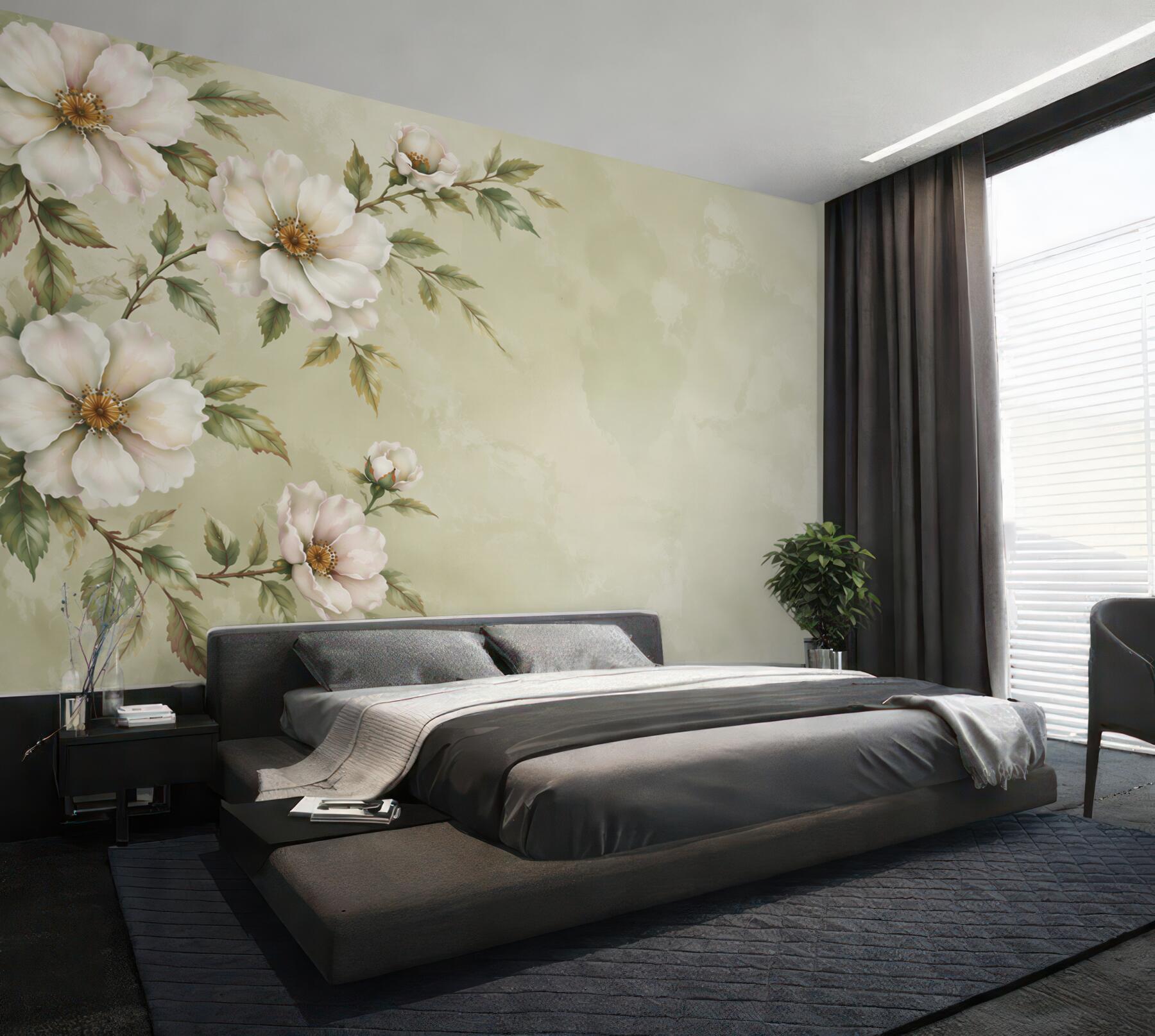Fototapeta kwitnące gałęzie białej magnolii?v23
