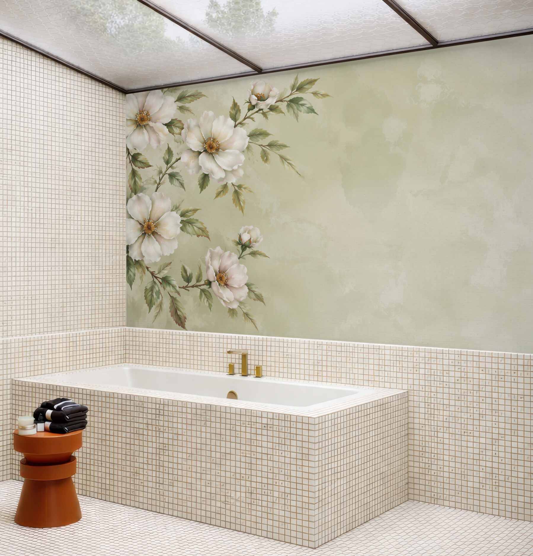 Fototapeta kwitnące gałęzie białej magnolii?v23