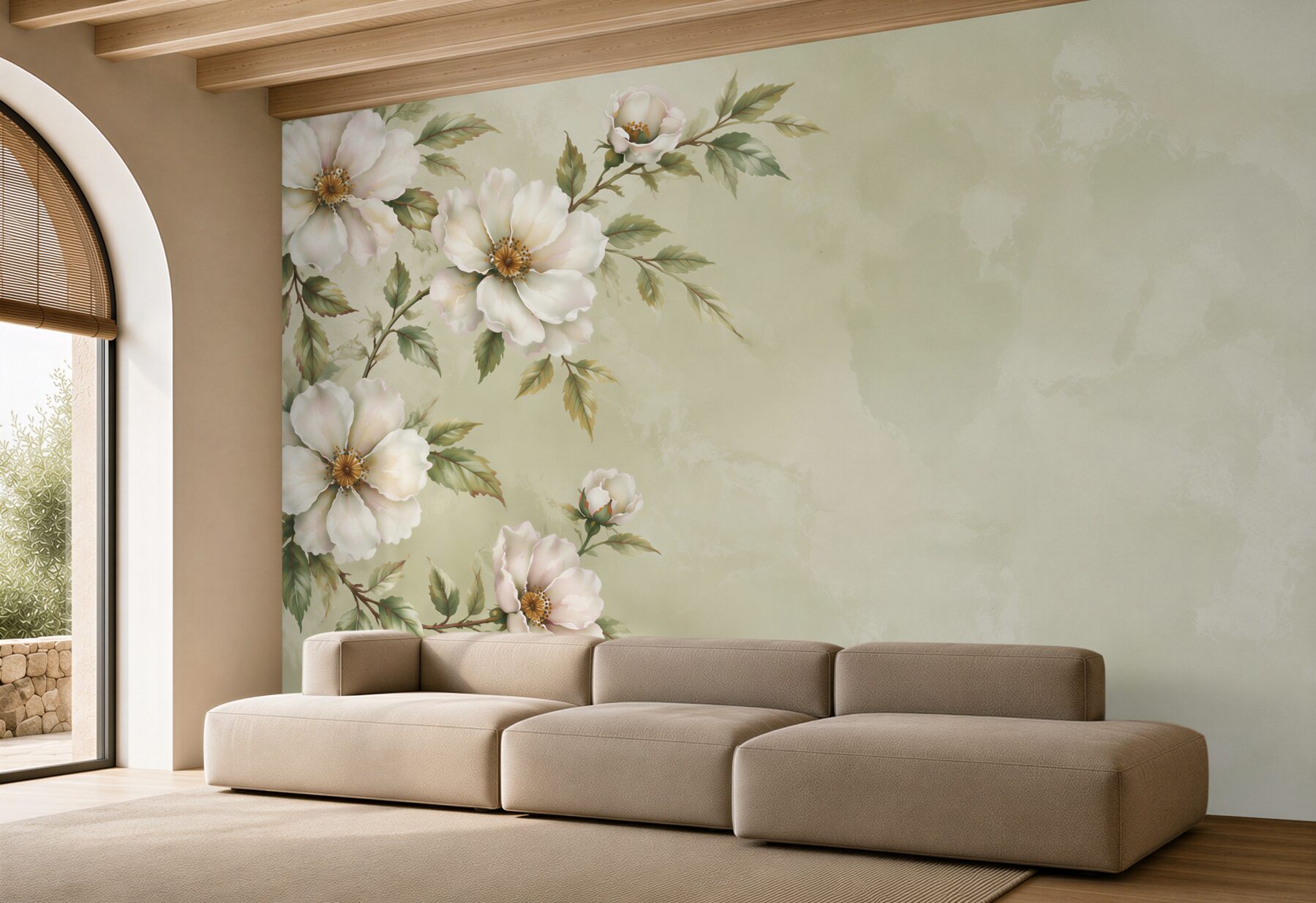 Fototapeta kwitnące gałęzie białej magnolii?v23