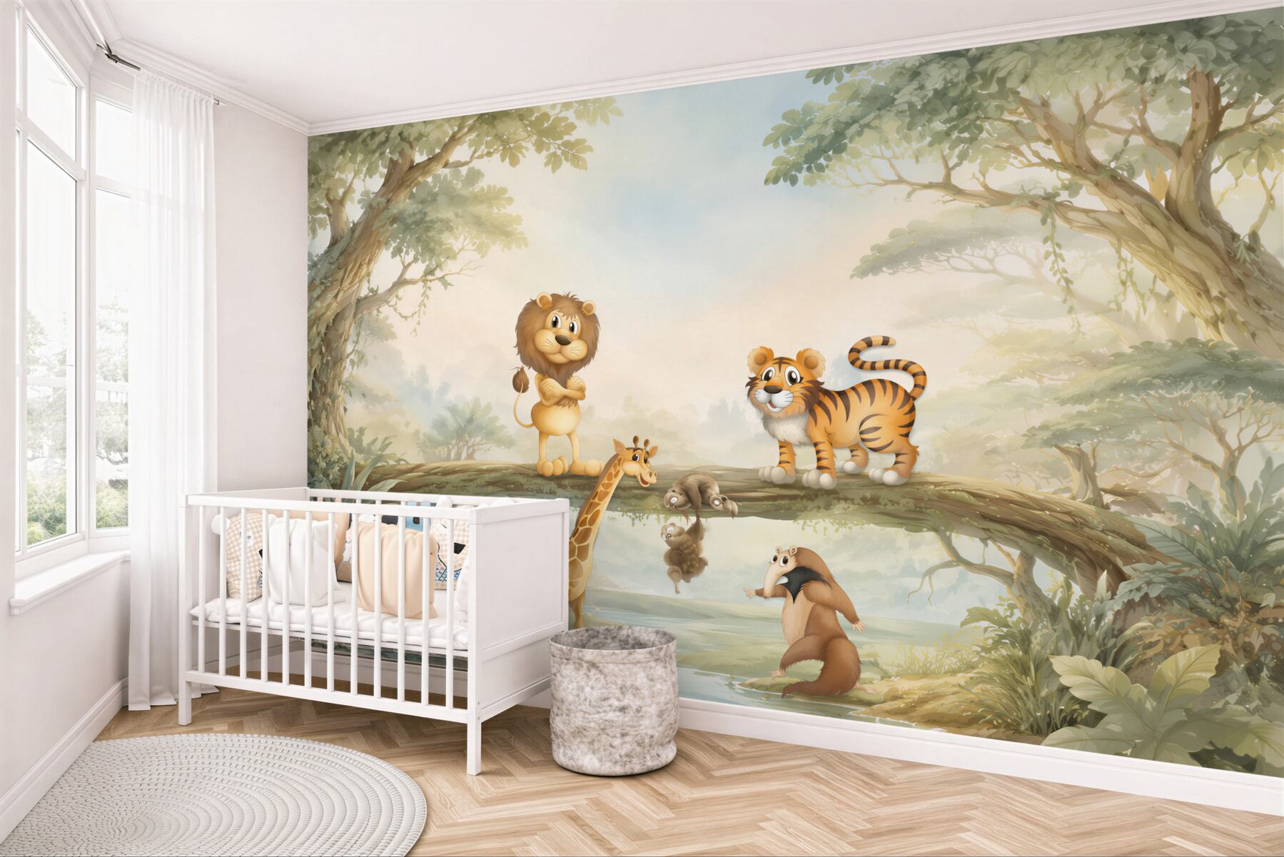 Fototapeta Bajkowe zwierzęta w lesie