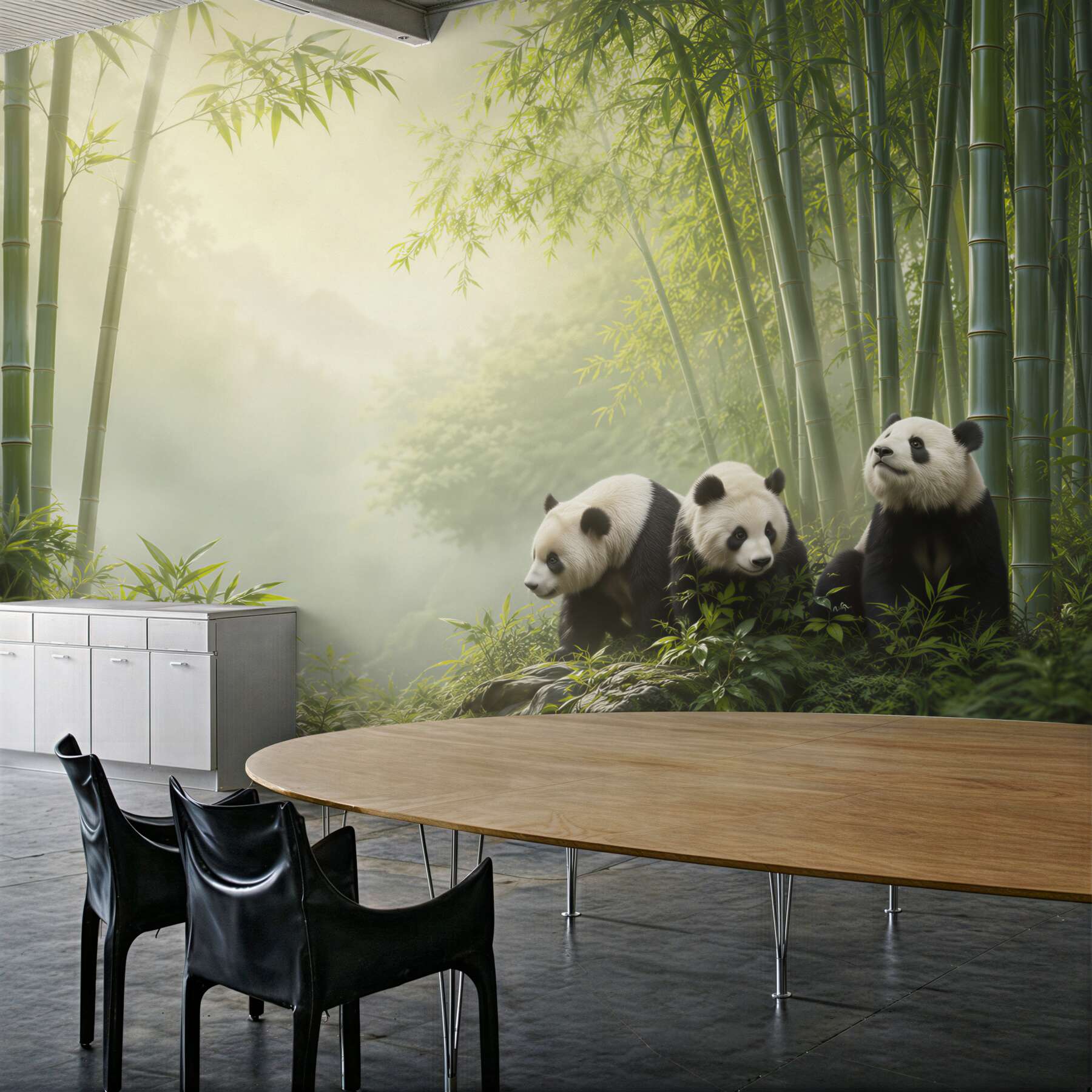 Fototapeta Panda w bambusowym lesie?v23